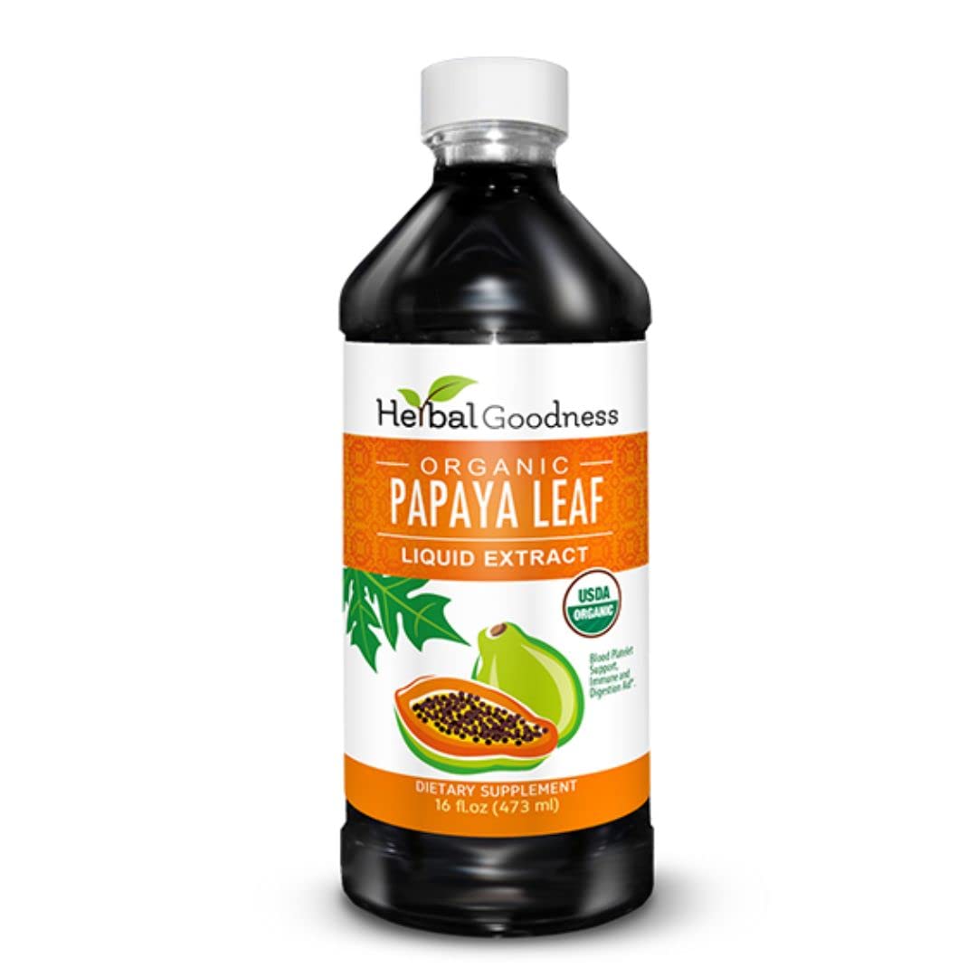 Foto 2 pulgar | Suplemento A Base De Hierbas, Papaya, Extracto De Hoja De Papaya, 473 Ml - Venta Internacional.