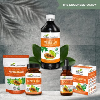 Foto 7 | Suplemento A Base De Hierbas, Papaya, Extracto De Hoja De Papaya, 473 Ml - Venta Internacional.