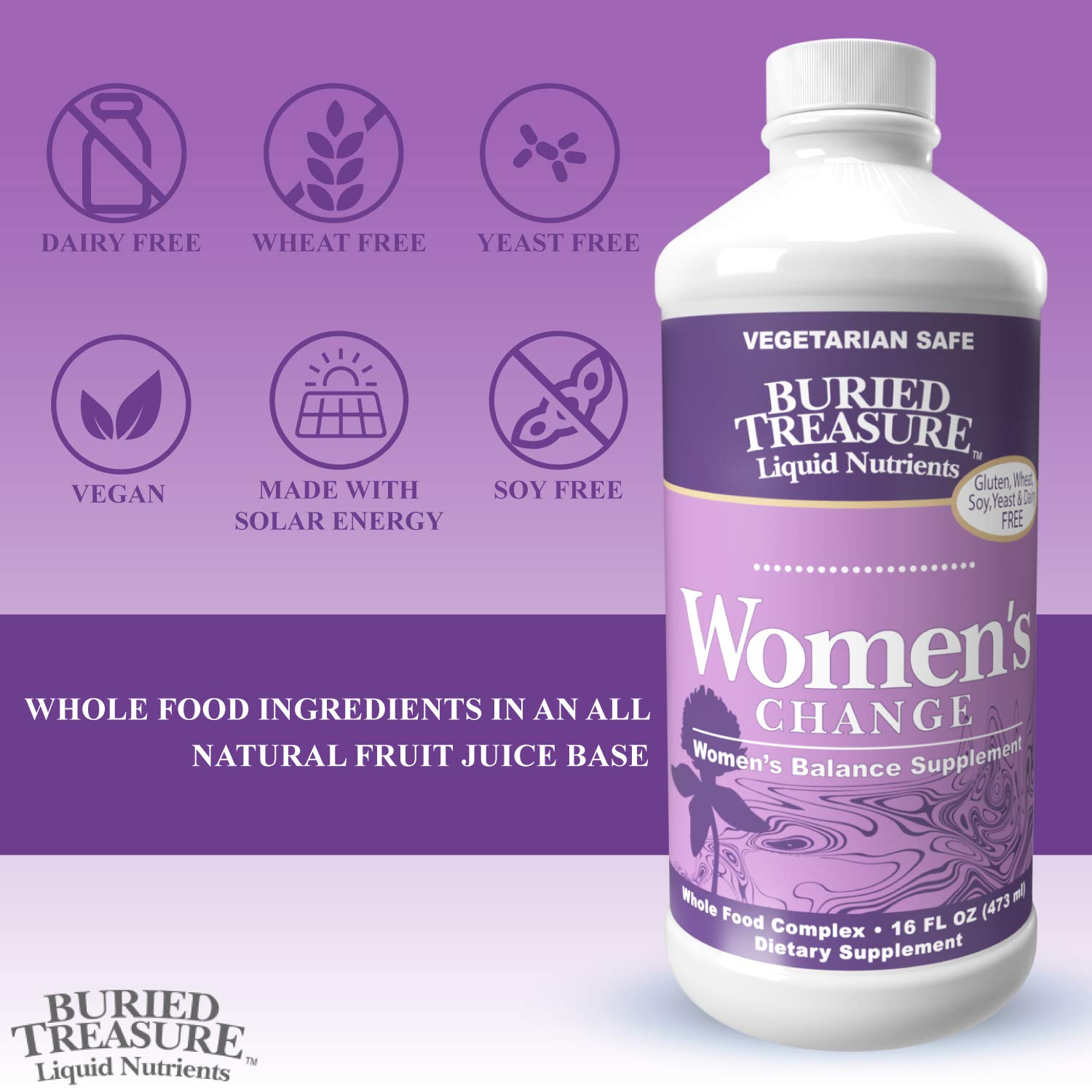 Foto 4 pulgar | Suplemento Buried Treasure Women's Change Balance Women - Venta Internacional.