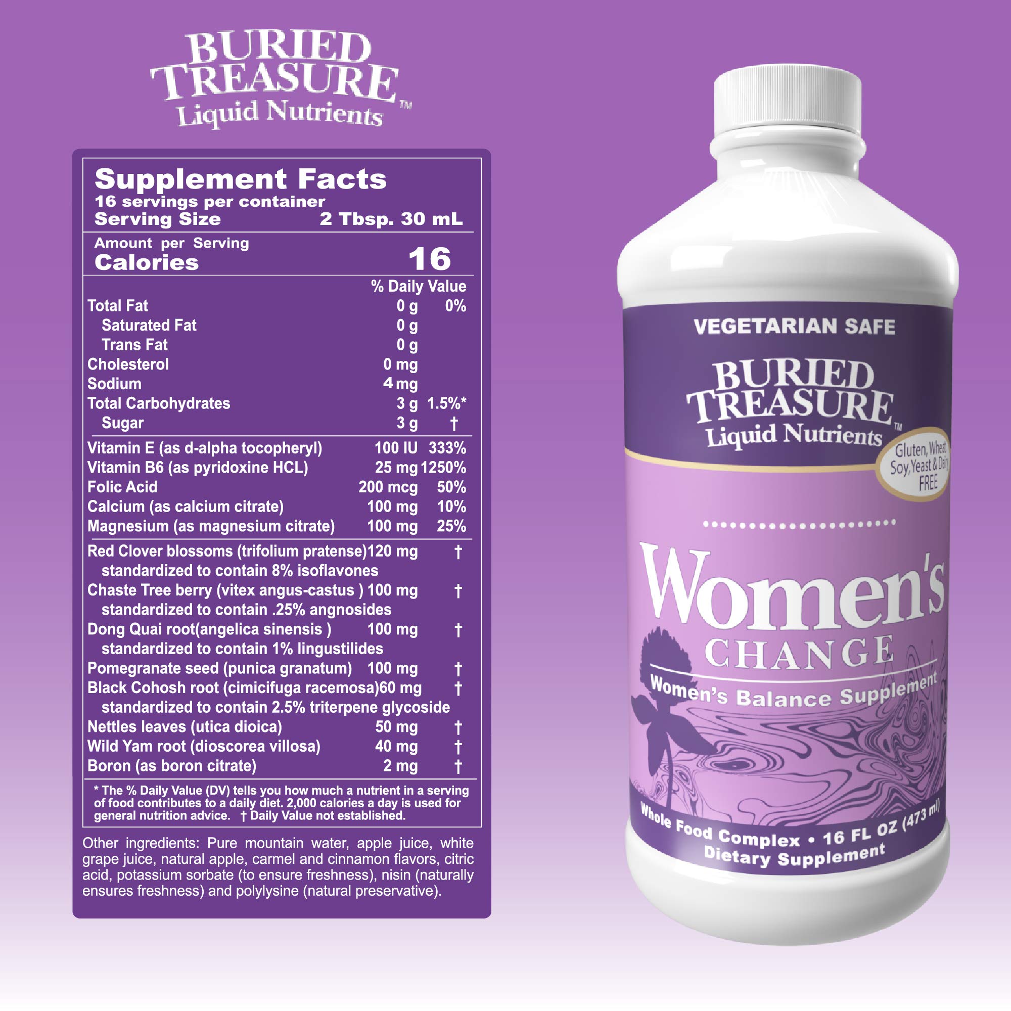 Foto 5 pulgar | Suplemento Buried Treasure Women's Change Balance Women - Venta Internacional.