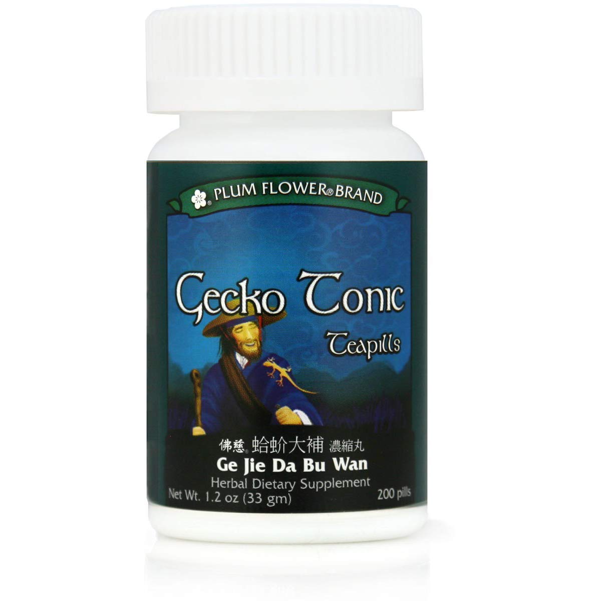 Foto 1 | Suplemento Para Té Tónico Con Flor De Ciruela Y Gecko, 200 Tabletas - Venta Internacional.