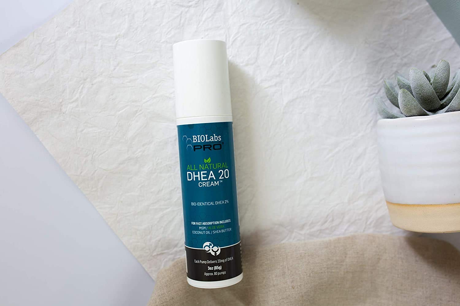Foto 3 pulgar | Crema De Dhea Biolabs Pro, Totalmente Natural, Bioidéntica, 20 Mg, 90 Ml - Venta Internacional.