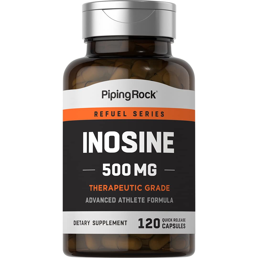 Foto 2 pulgar | Suplemento Piping Rock Inosine 500 Mg 120 Cápsulas - Venta Internacional.