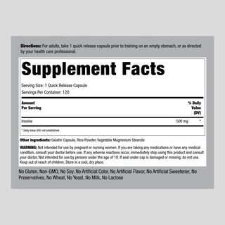Foto 2 | Suplemento Piping Rock Inosine 500 Mg 120 Cápsulas - Venta Internacional.