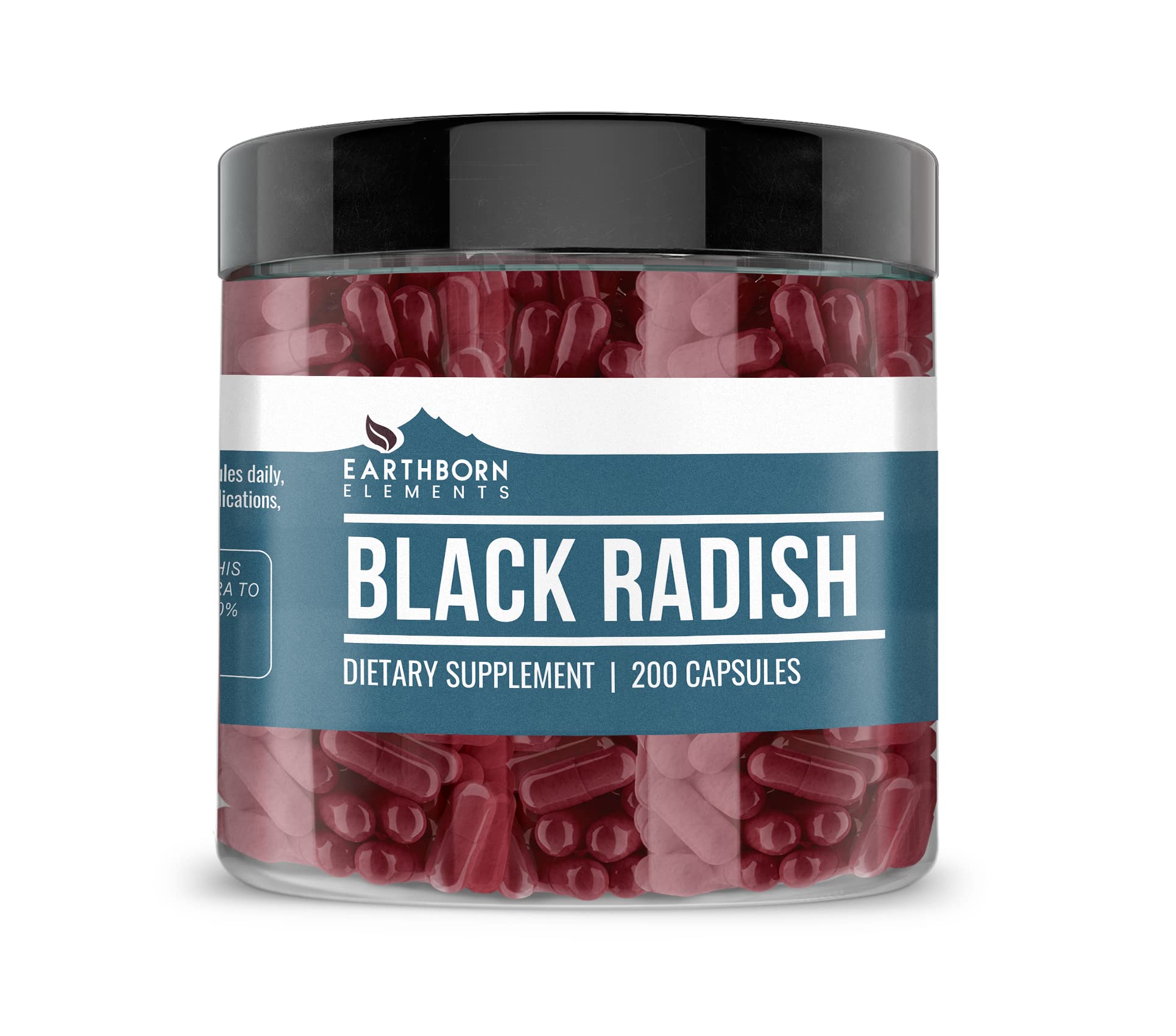 Suplemento Herbal Extracto De Rábano Negro Earthborn Elements - Venta Internacional.