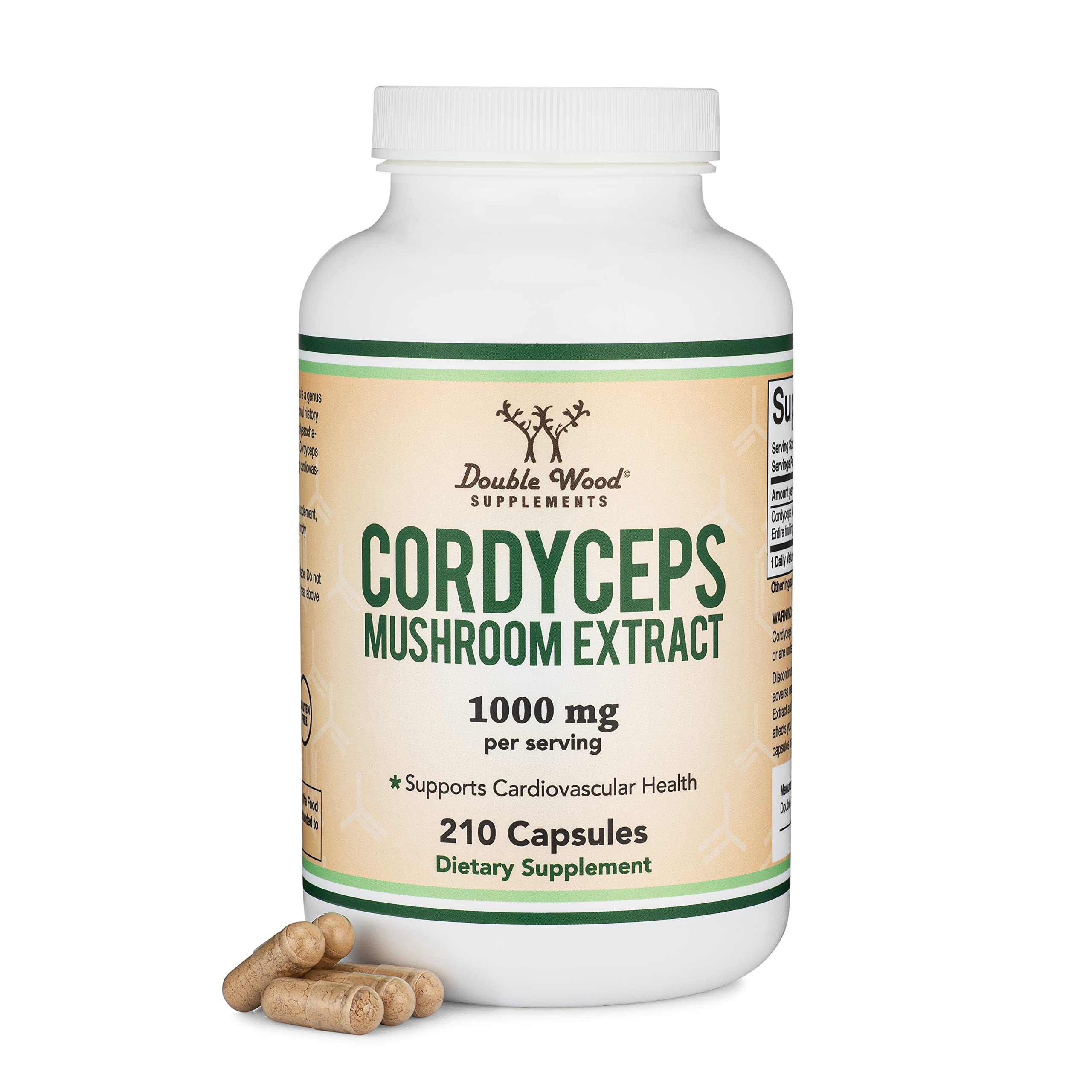 Foto 1 | Suplementos Double Wood Cordyceps Sinensis 210 Cápsulas - Venta Internacional.