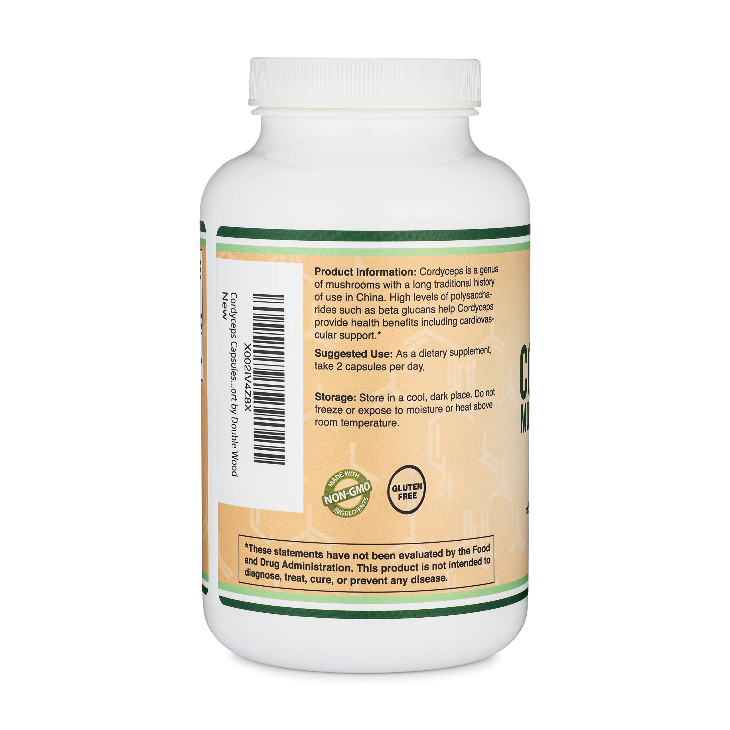 Foto 4 pulgar | Suplementos Double Wood Cordyceps Sinensis 210 Cápsulas - Venta Internacional.