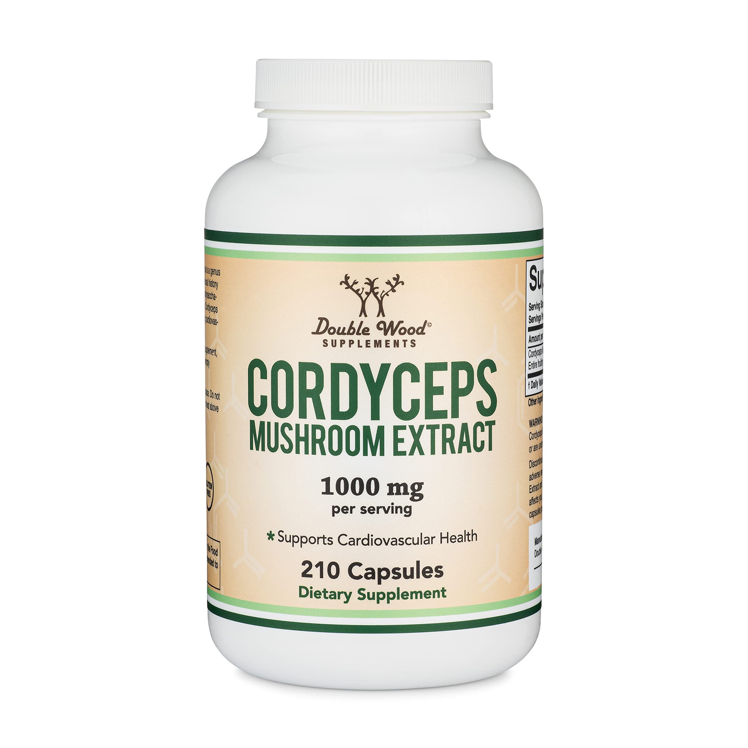 Foto 4 | Suplementos Double Wood Cordyceps Sinensis 210 Cápsulas - Venta Internacional.