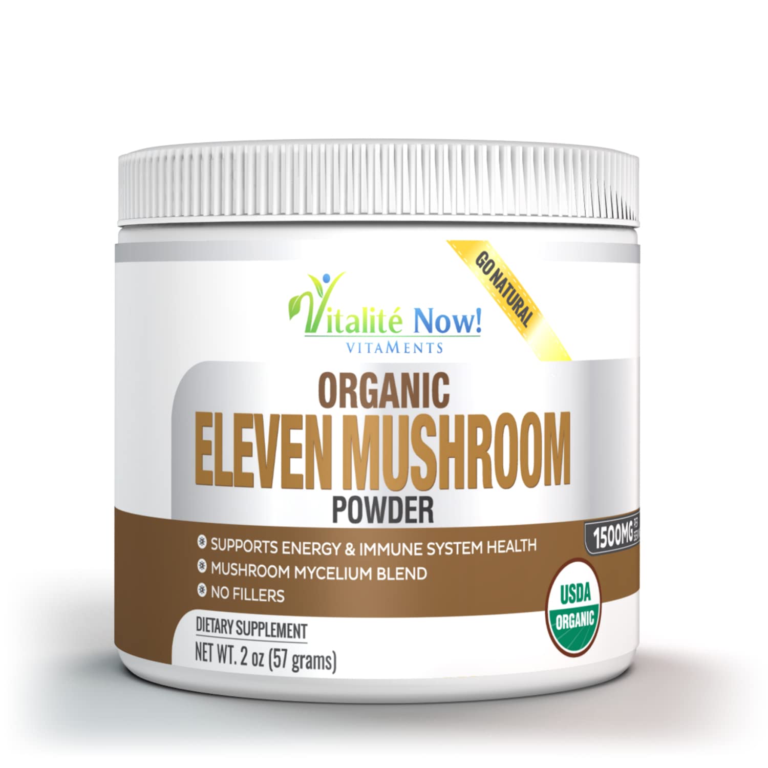 ¡mushroom Powder Vitalité Now! 11 Hongos Orgánicos (usda) - Venta Internacional.