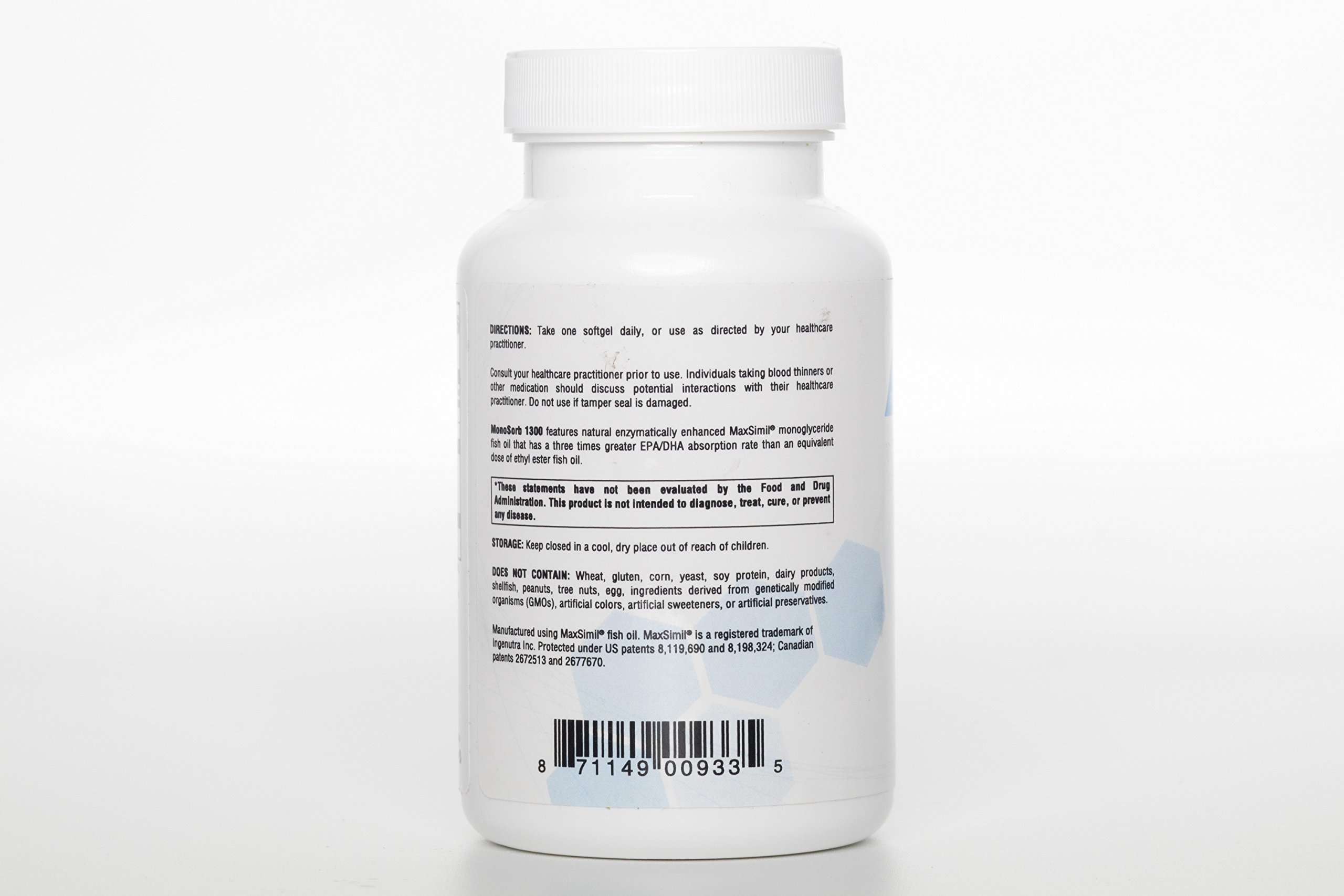 Foto 5 pulgar | Suplemento De Aceite De Pescado Myoxcience Monosorb 1300 60 Cápsulas - Venta Internacional.