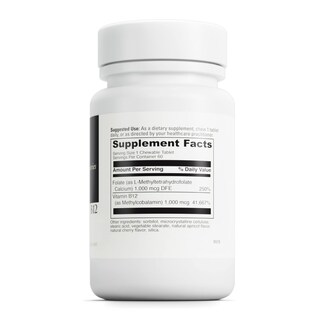 Foto 2 | Suplemento Davinci Labs De Folato Activo B12 Masticable, 60 Tabletas - Venta Internacional.