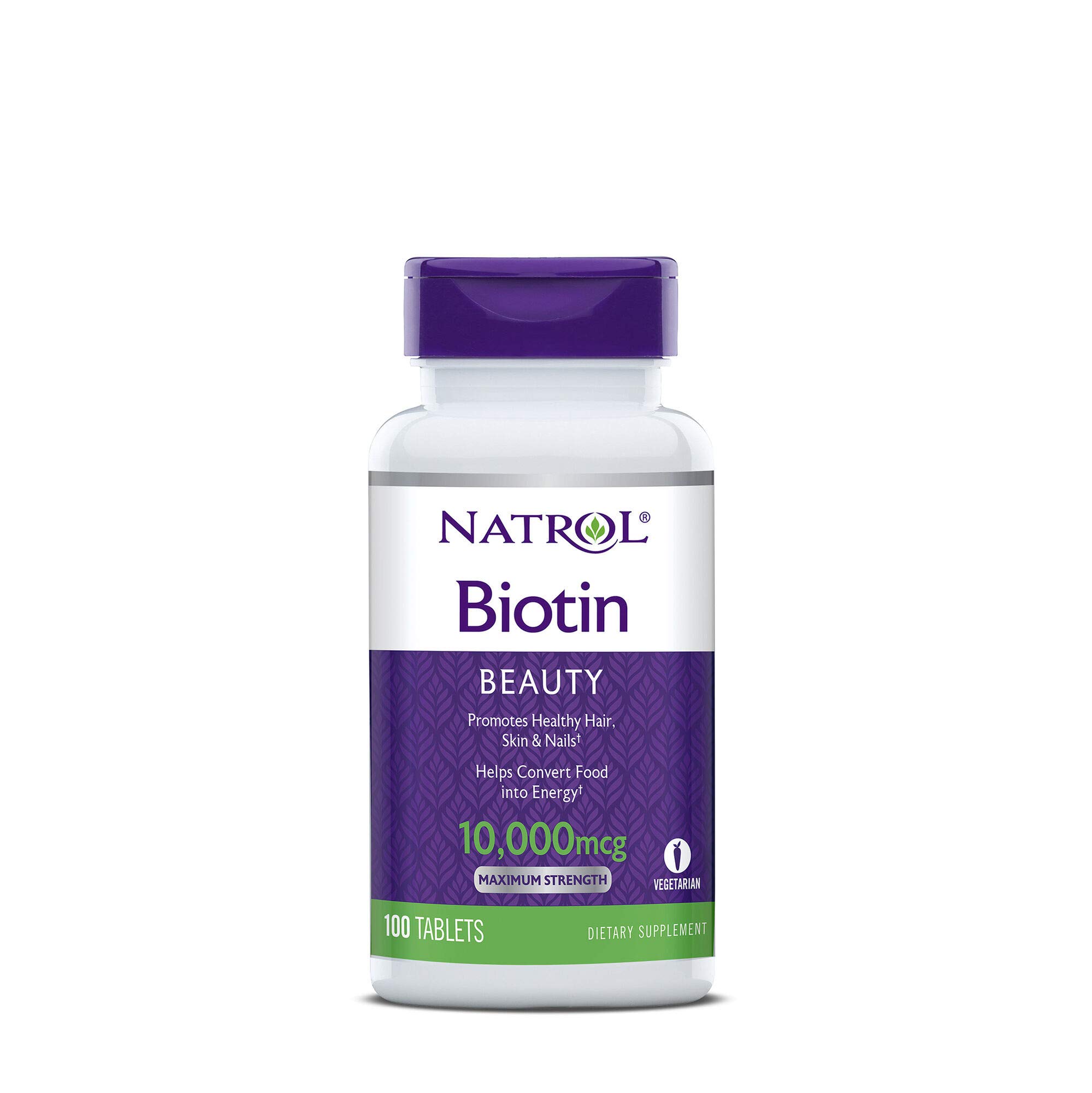 Foto 2 pulgar | Suplemento Natrol Biotina Tablet 10000 Mcg 100 Tabletas - Venta Internacional