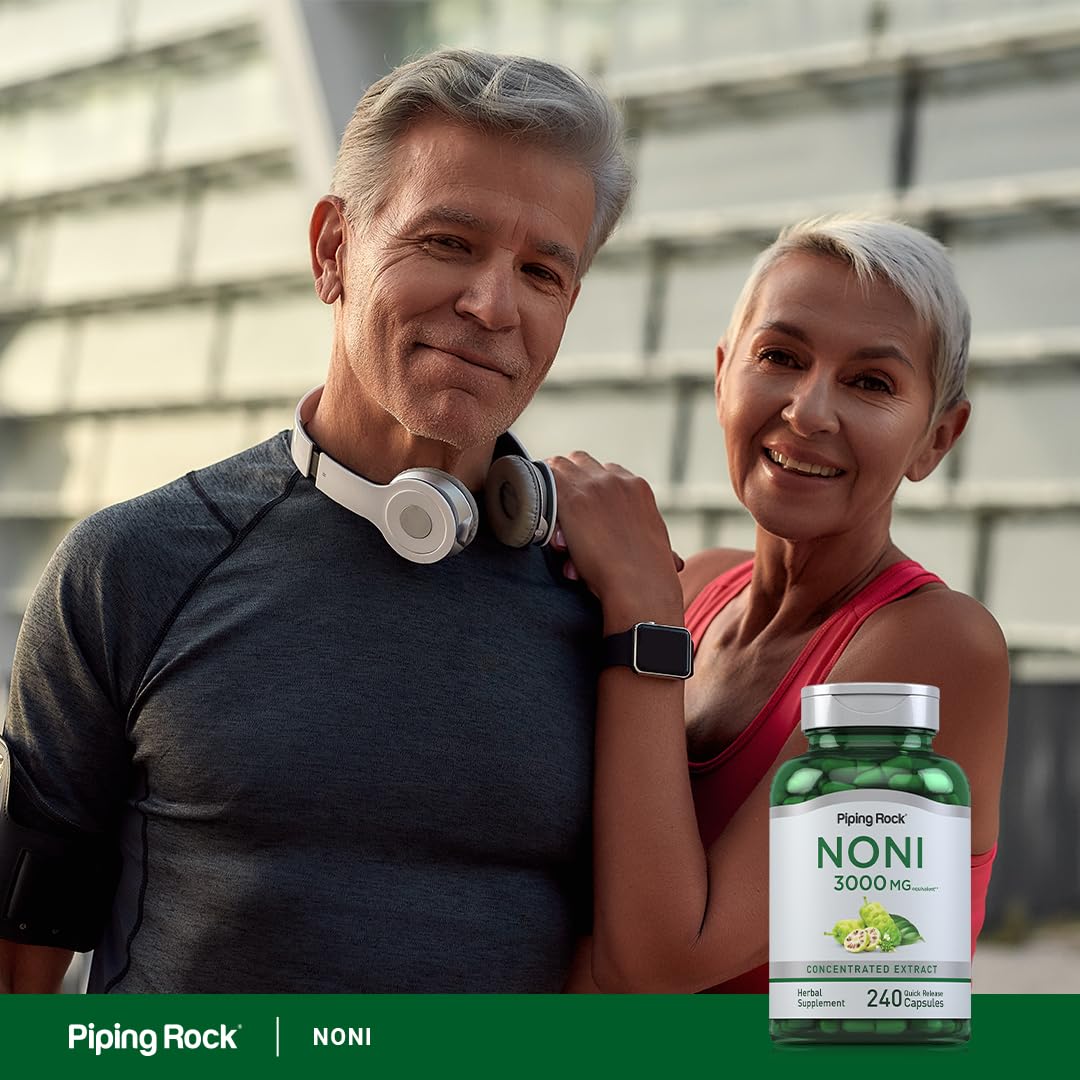 Foto 7 pulgar | Suplemento Piping Rock Noni En Cápsulas De 3000 Mg, 240 Unidades - Venta Internacional.
