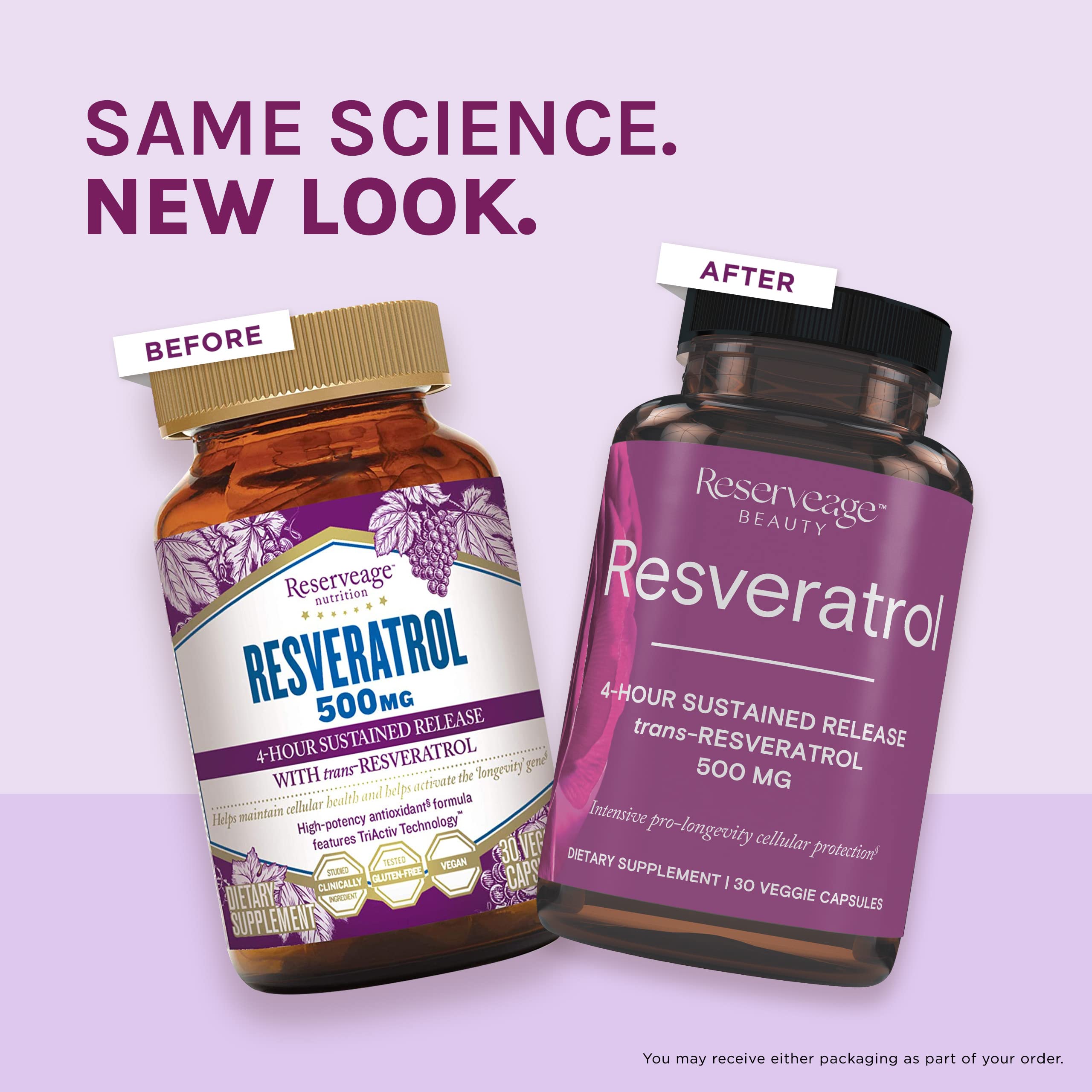 Foto 7 | Suplemento Reserveage Resveratrol 500 Mg De Antioxidante 30 Cápsulas - Venta Internacional.