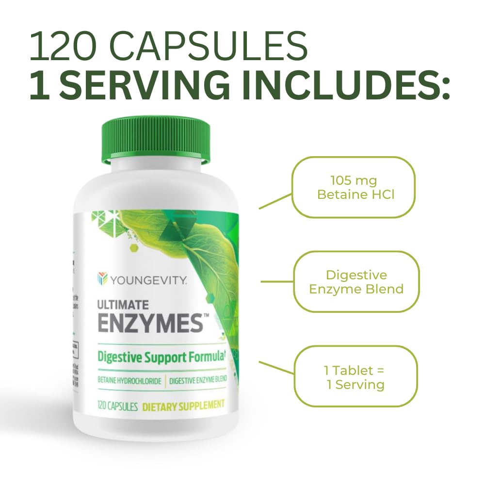Foto 5 pulgar | Suplemento Portholic Ultimate Enzymes 120 Cápsulas - Venta Internacional.