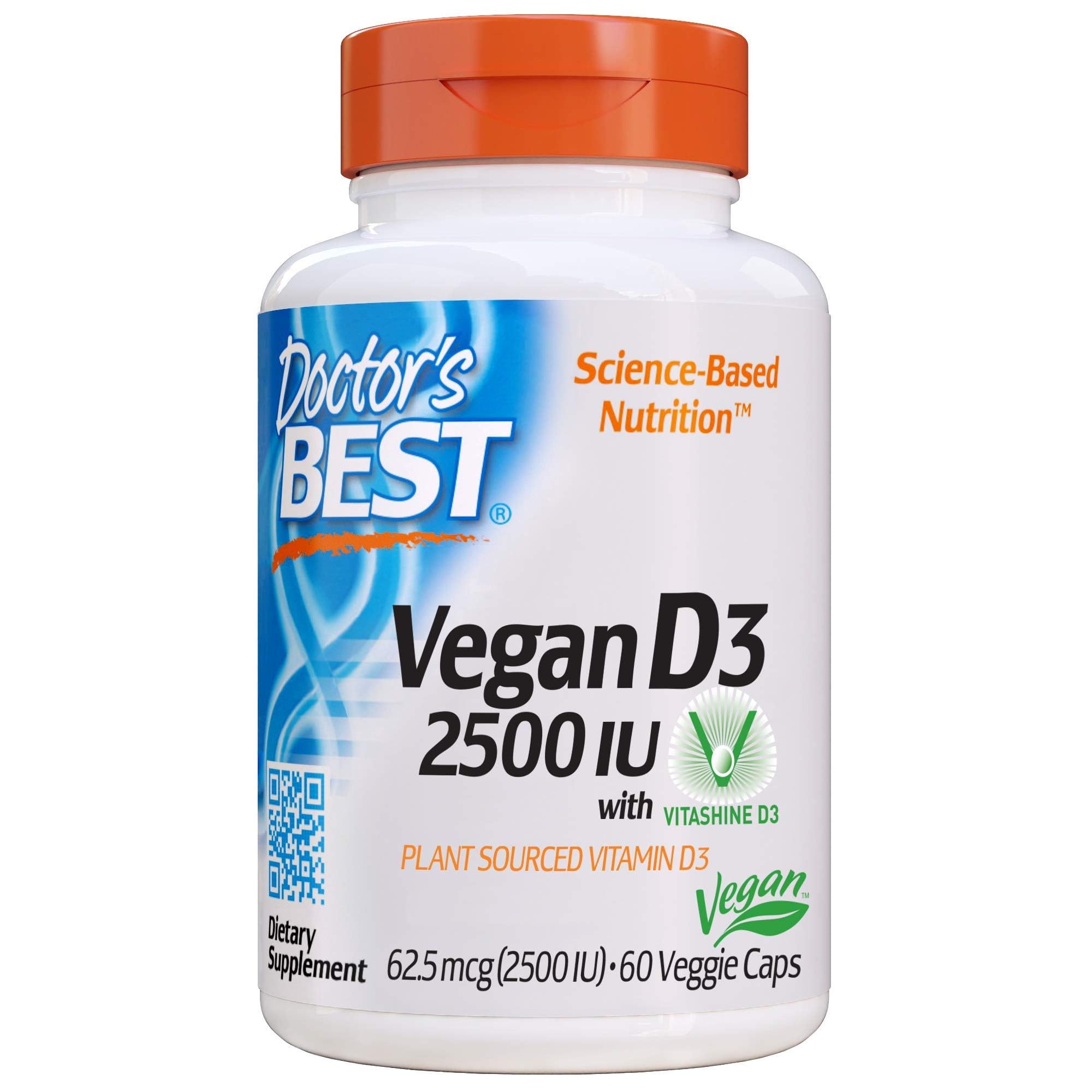 Foto 2 pulgar | Suplemento Doctor's Best De Vitamina D3 2500 Ui 60 Comprimidos - Venta Internacional.
