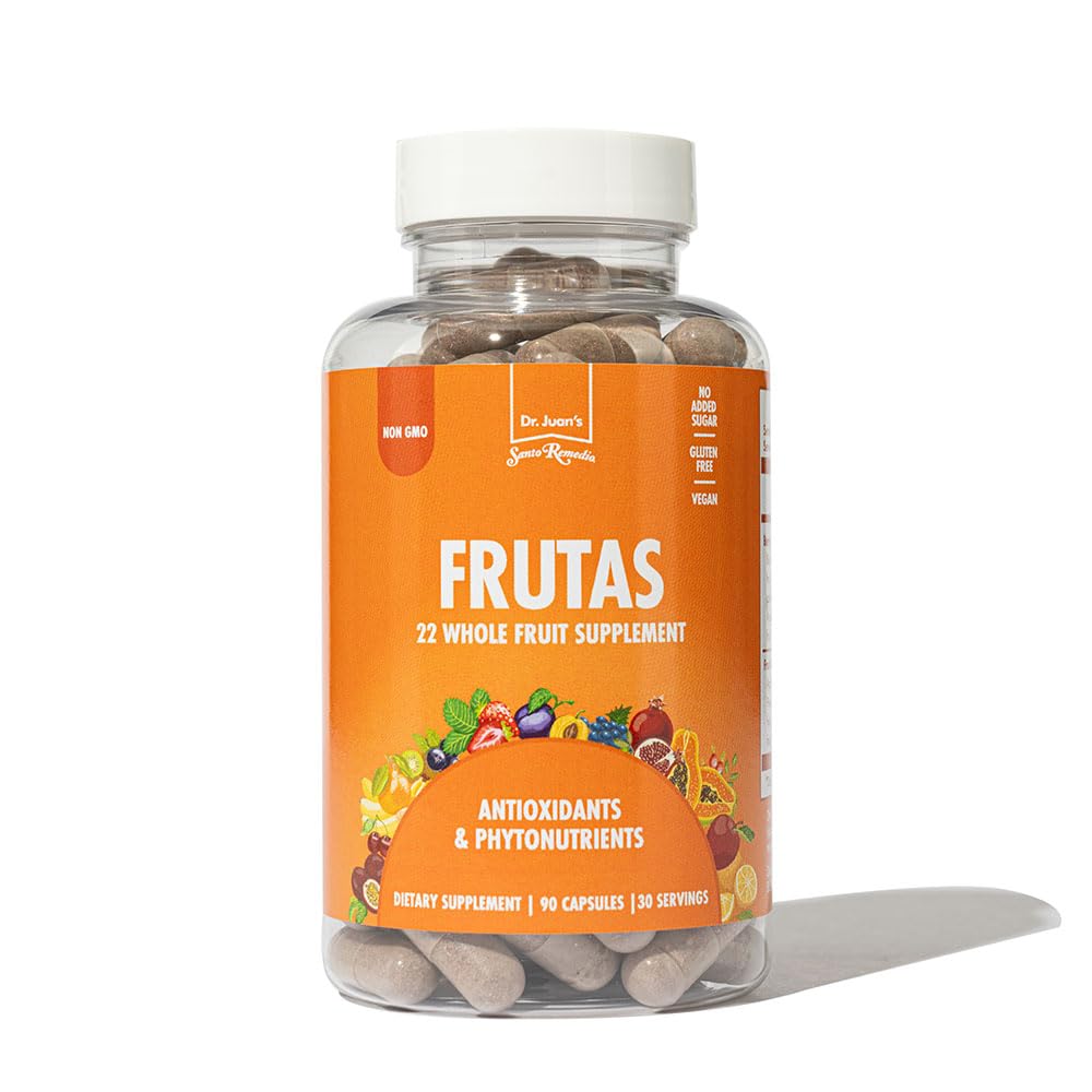 Foto 2 pulgar | Suplemento Dietético Santo Remedio 22 Frutas Enteras 90 Cápsulas - Venta Internacional.