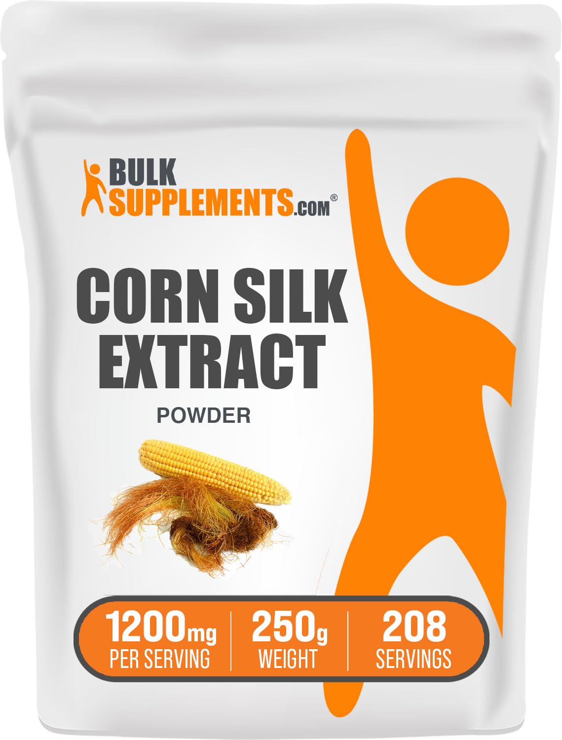 Foto 2 pulgar | Suplemento Bulksupplements.com Extracto De Seda De Maíz 250 G - Venta Internacional.