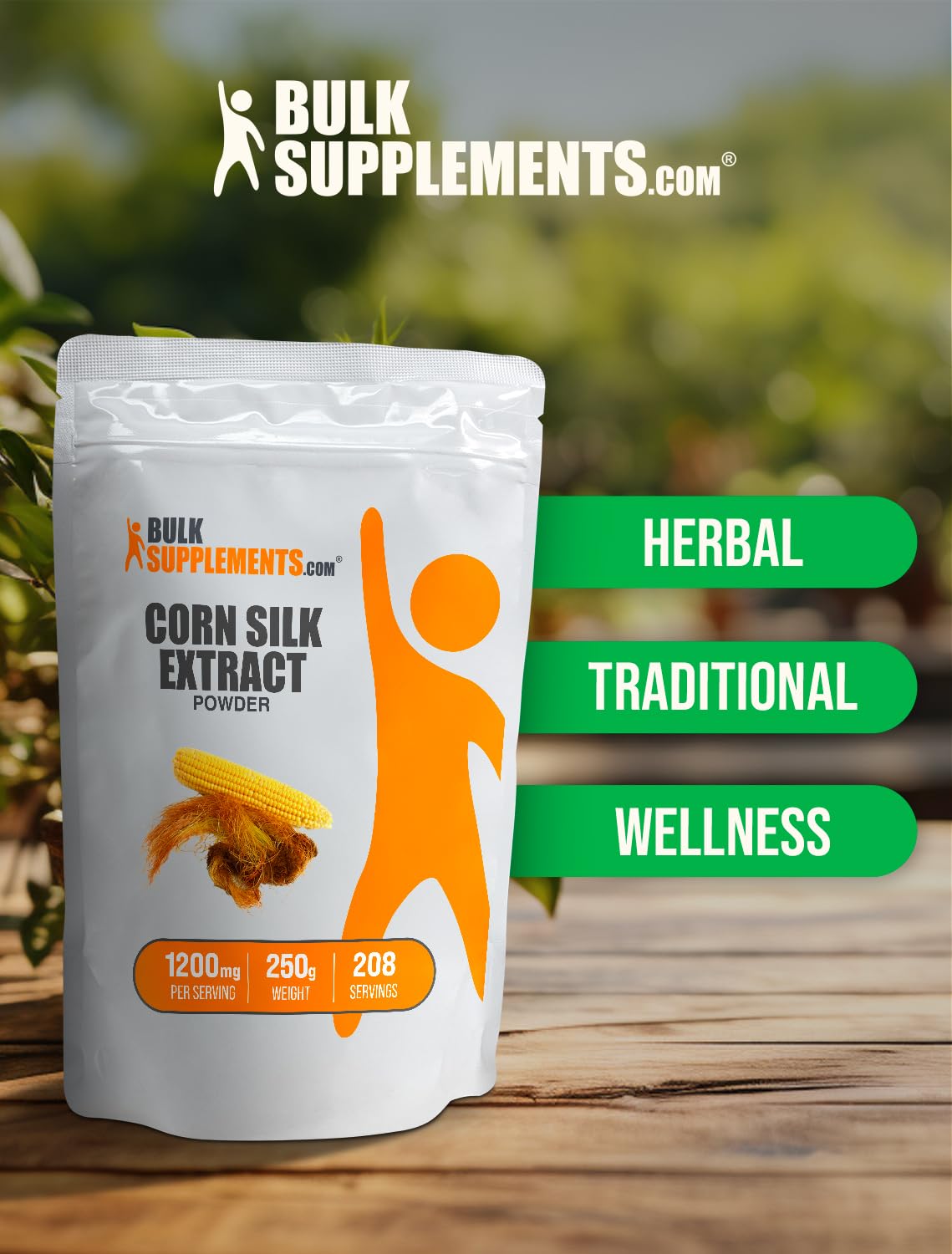 Foto 6 pulgar | Suplemento Bulksupplements.com Extracto De Seda De Maíz 250 G - Venta Internacional.