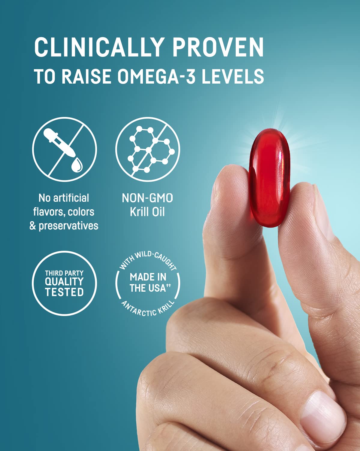 Foto 5 pulgar | Suplemento De Aceite De Krill Kori Omega-3 1200 Mg Max Strength 1 Soft - Venta Internacional.