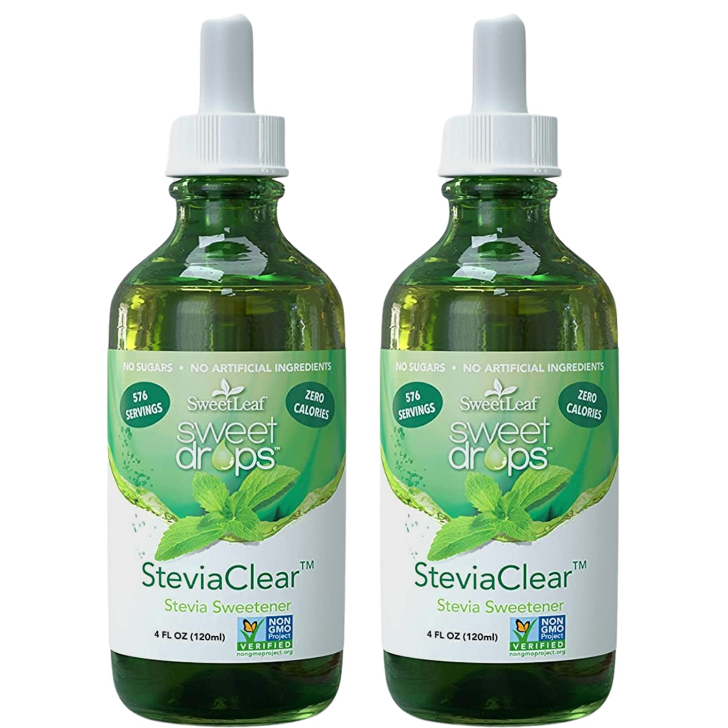 Foto 2 pulgar | Extracto Líquido De Hoja Dulce, Stevia, Stevia Clear, 120 Ml (paquete De 2) - Venta Internacional.
