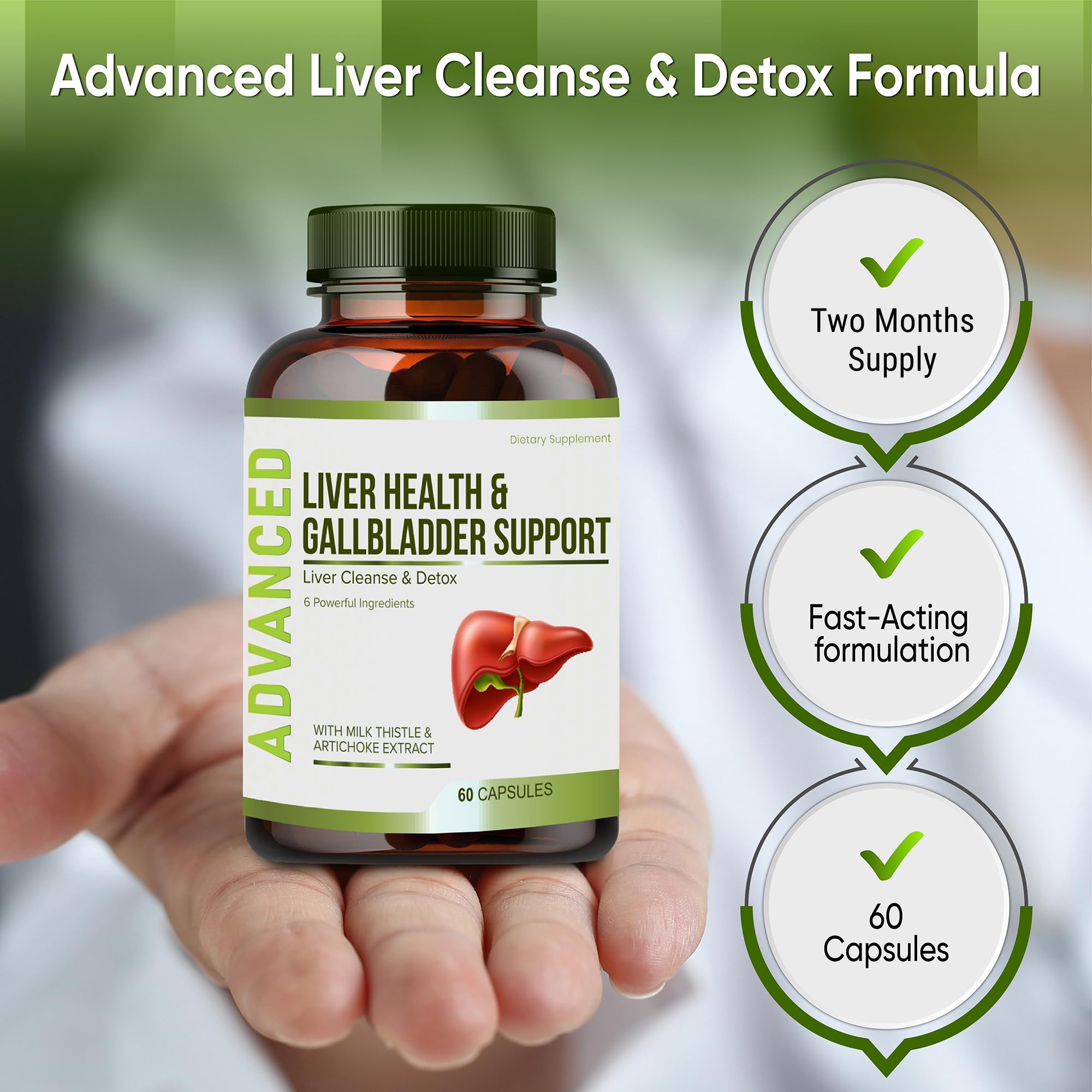 Foto 5 pulgar | Suplementos Nutrapro Liver Cleanse Detox & Repair 60 Cápsulas - Venta Internacional.