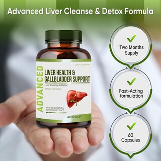 Foto 4 | Suplementos Nutrapro Liver Cleanse Detox & Repair 60 Cápsulas - Venta Internacional.
