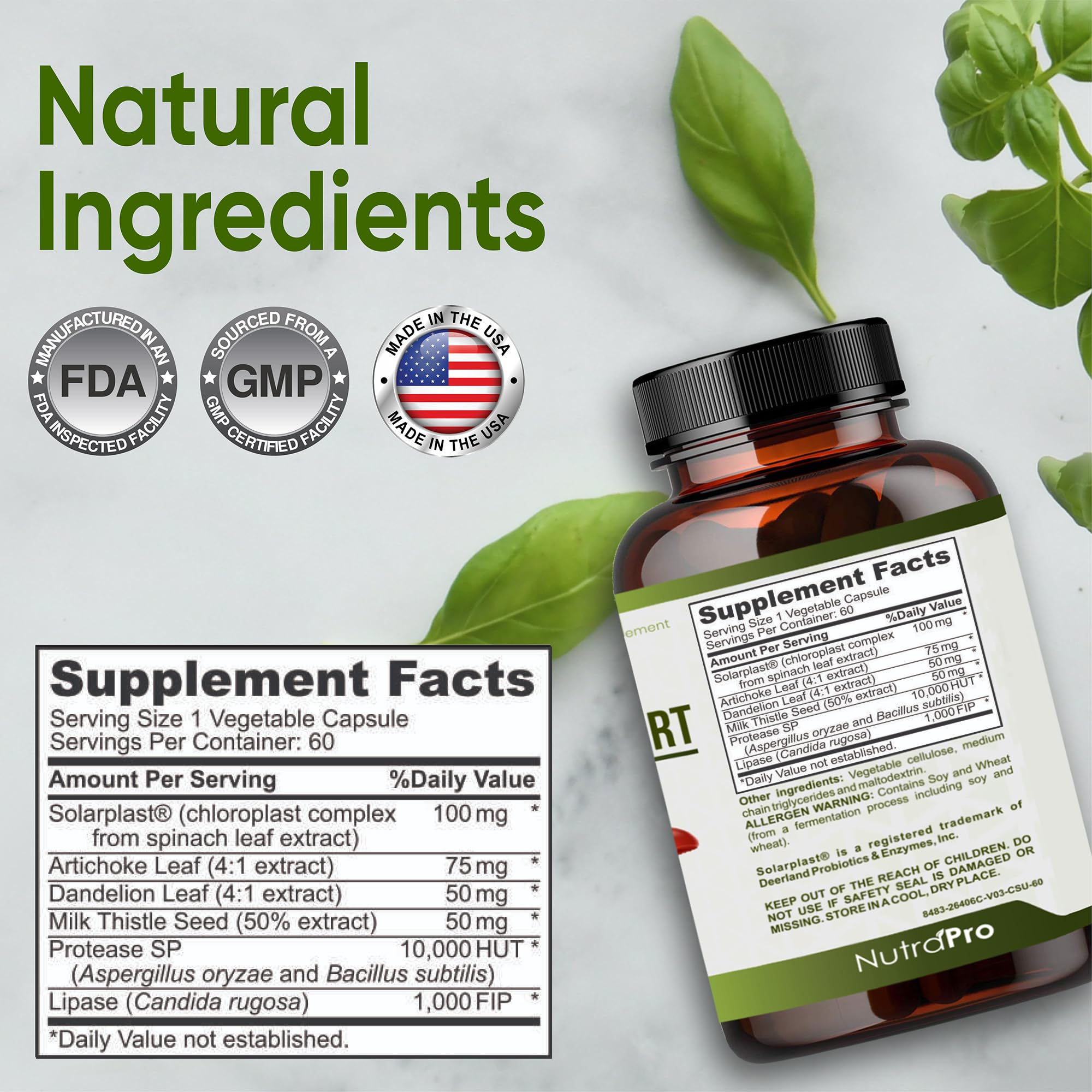 Foto 7 pulgar | Suplementos Nutrapro Liver Cleanse Detox & Repair 60 Cápsulas - Venta Internacional.
