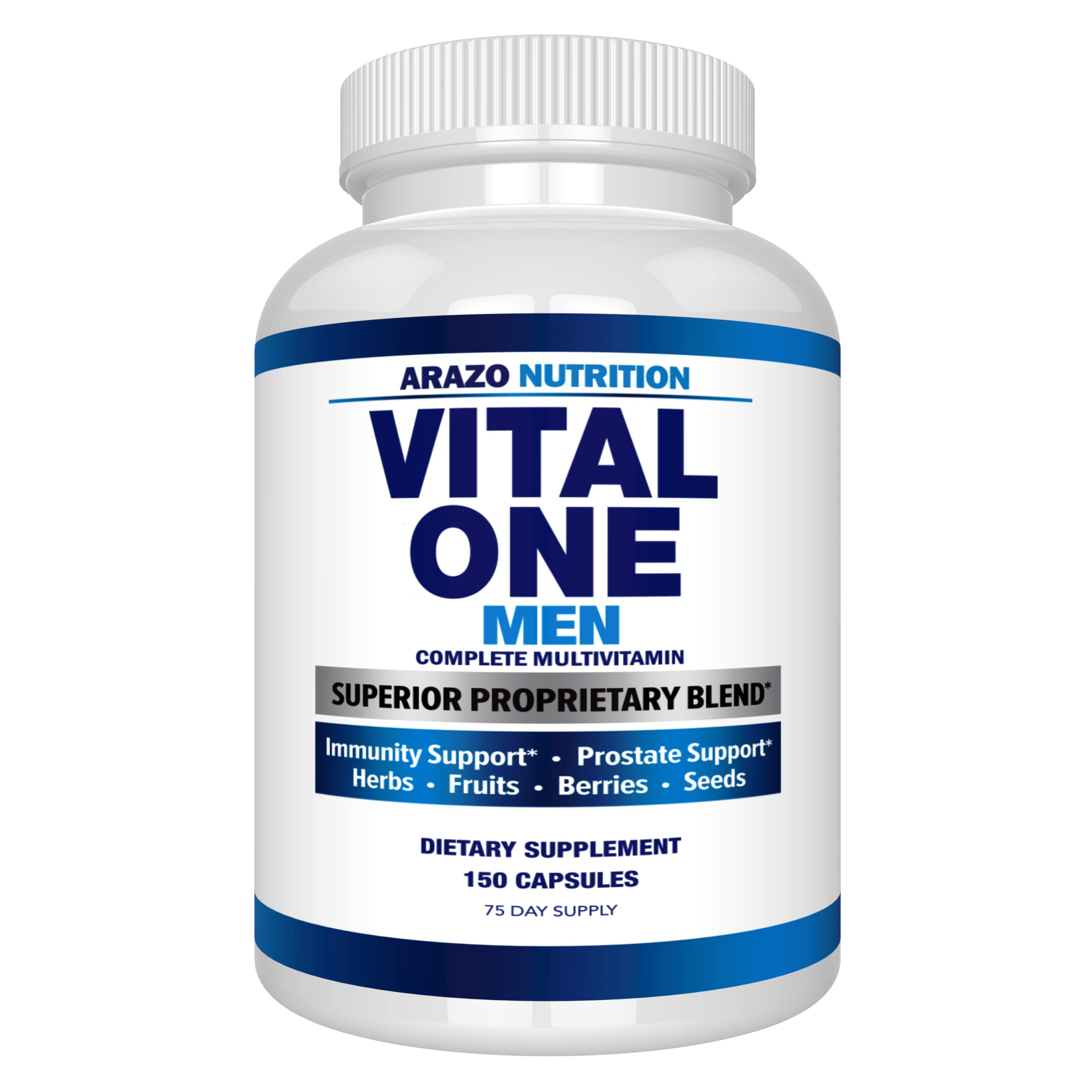 Foto 2 pulgar | Suplemento Arazo Nutrition Vital One Multivitamínico Para Hombres 150 Ca - Venta Internacional.