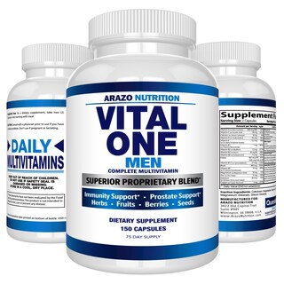 Foto 7 | Suplemento Arazo Nutrition Vital One Multivitamínico Para Hombres 150 Ca - Venta Internacional.