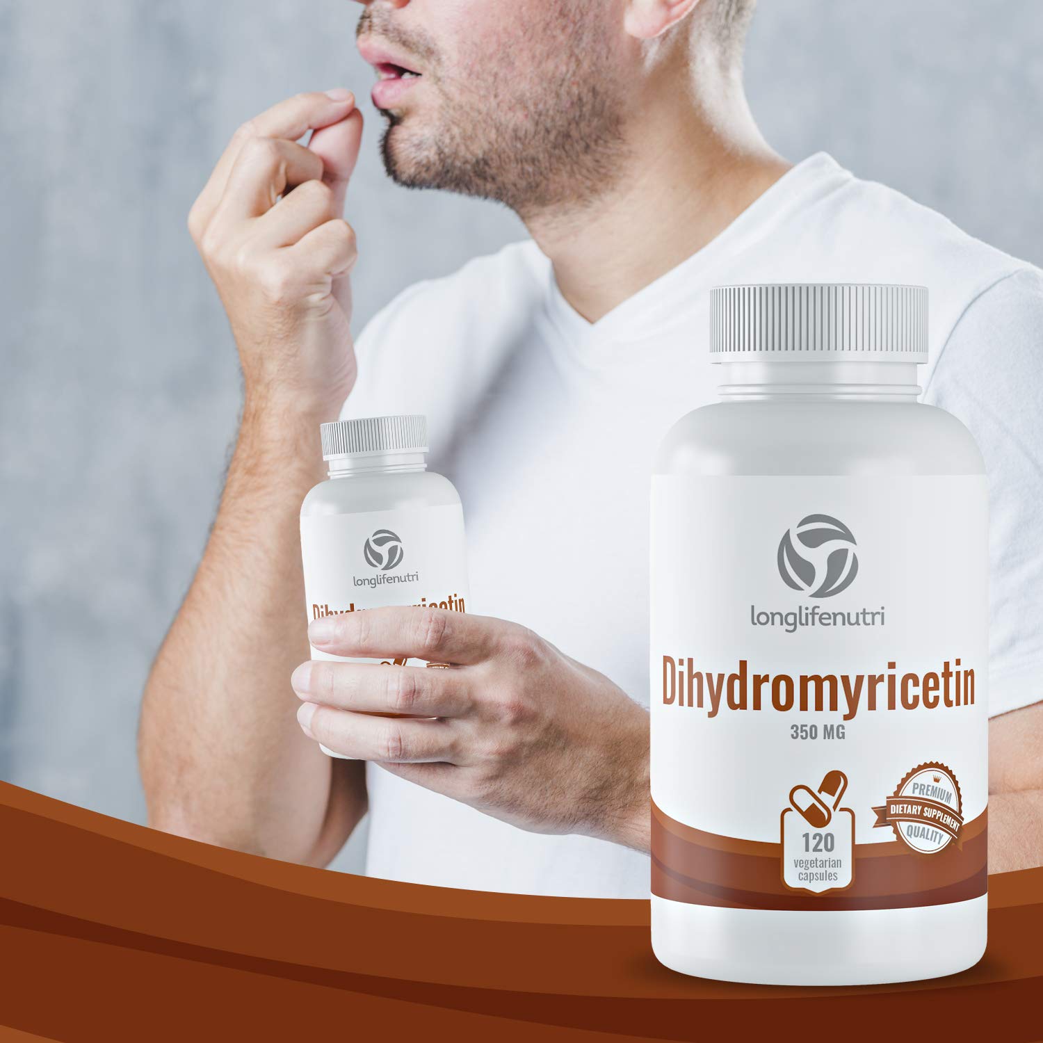 Foto 5 pulgar | Suplemento Longlifenutri Dihidromiricetina Dhm 350 Mg 120 Cápsulas - Venta Internacional.