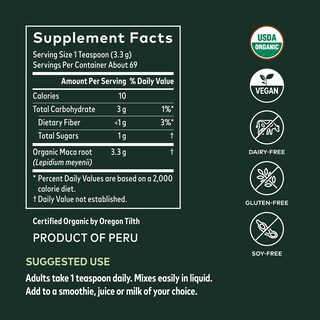 Foto 2 | Suplemento Gaia Herbs Maca En Polvo Natural Energy 200 Ml - Venta Internacional.