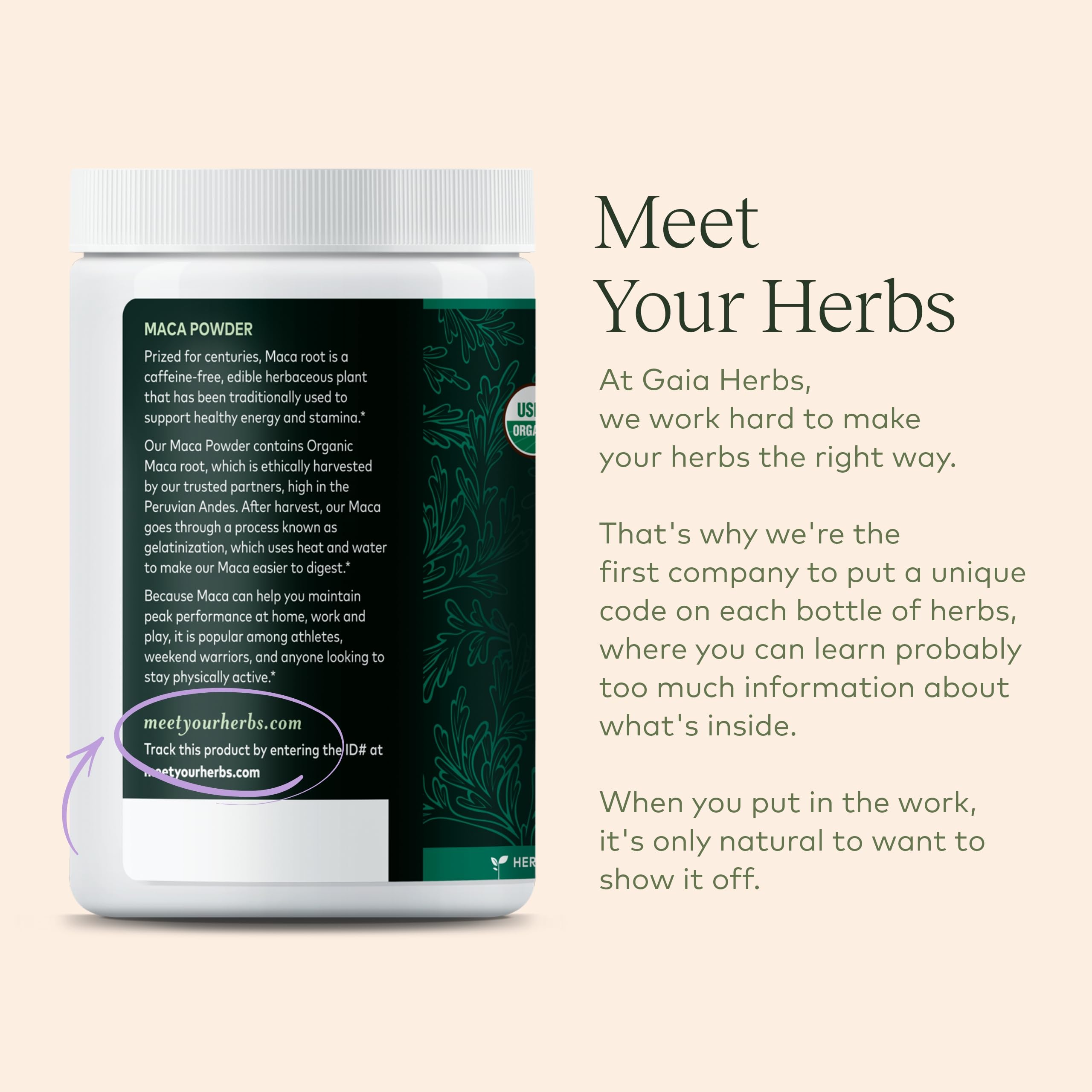 Foto 7 | Suplemento Gaia Herbs Maca En Polvo Natural Energy 200 Ml - Venta Internacional.