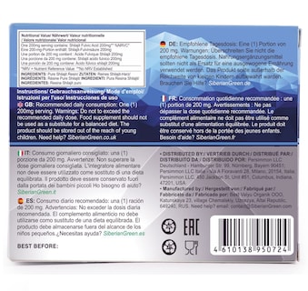 Foto 6 | Suplemento Siberian Green Natural Shilajit Tablets 120 Unidades - Venta Internacional.