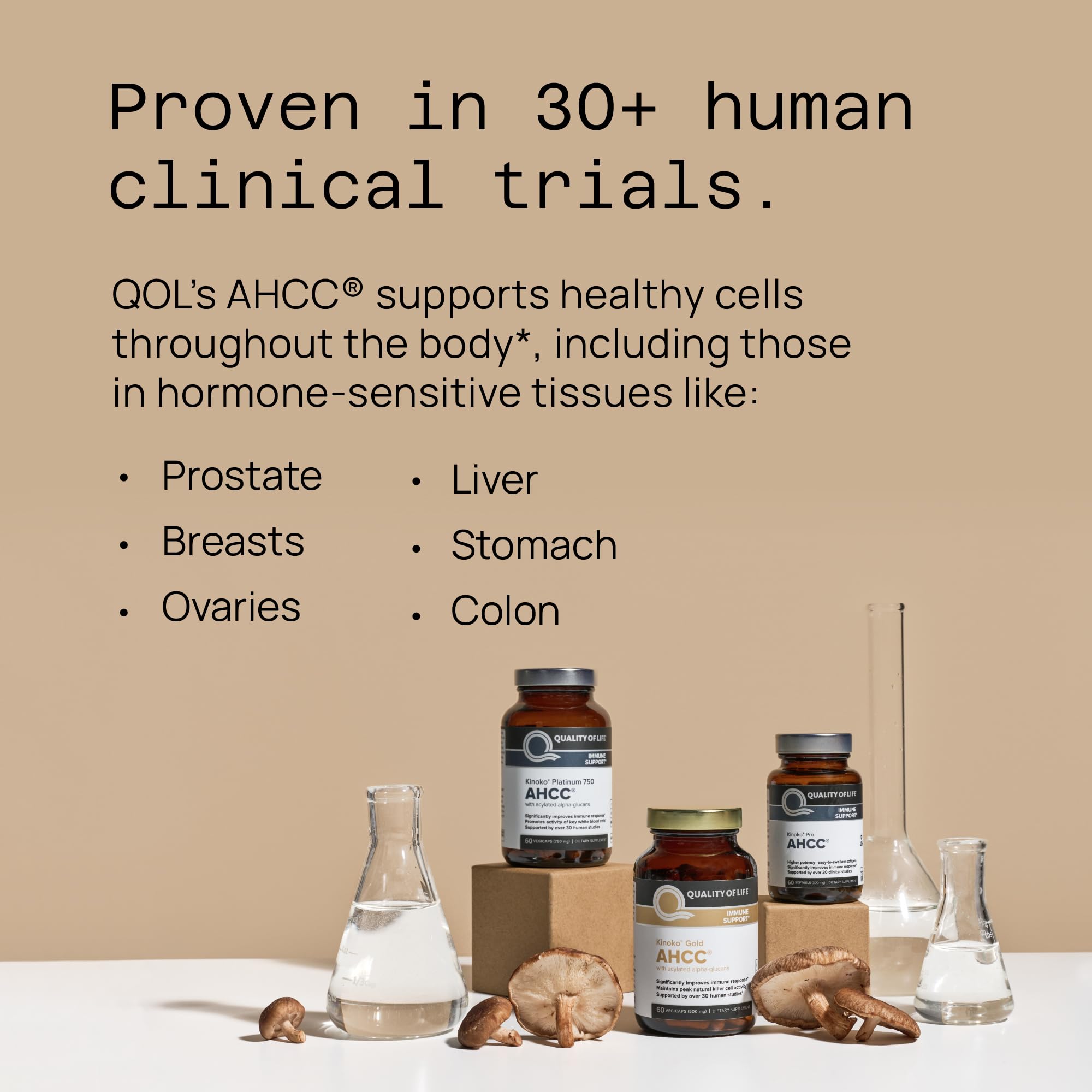 Foto 6 pulgar | Complemente Quality Of Life Immune Support Ahcc Rx 60 Cápsulas Blandas - Venta Internacional.