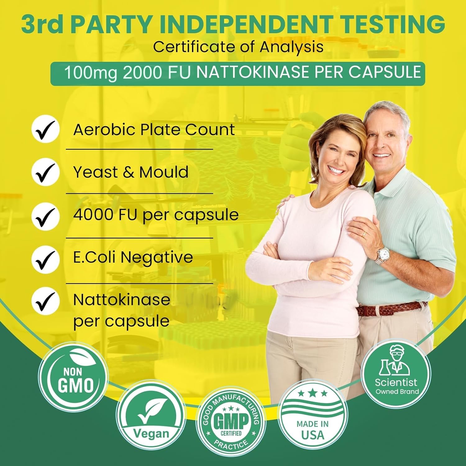 Foto 5 pulgar | Suplemento Boostceuticals Nattokinase 2000 Uf 100 Mg 60 Cápsulas - Venta Internacional.