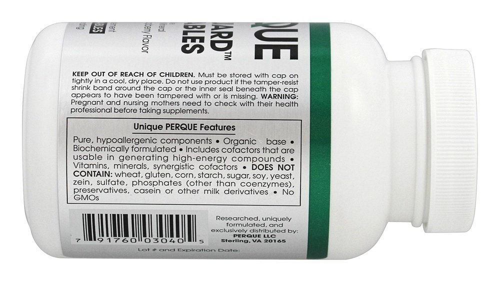 Foto 5 pulgar | Suplemento Perque Life Guard Chewables 90 Comprimidos - Venta Internacional.