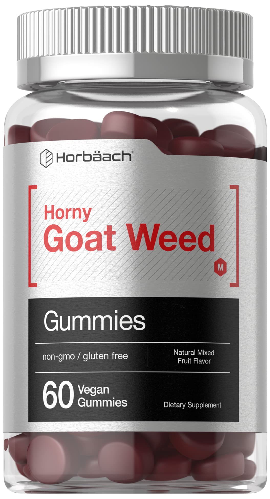 Foto 2 pulgar | Suplemento Horbäach Horny Goat Weed Gomitas 60 Gomitas Veganas - Venta Internacional.