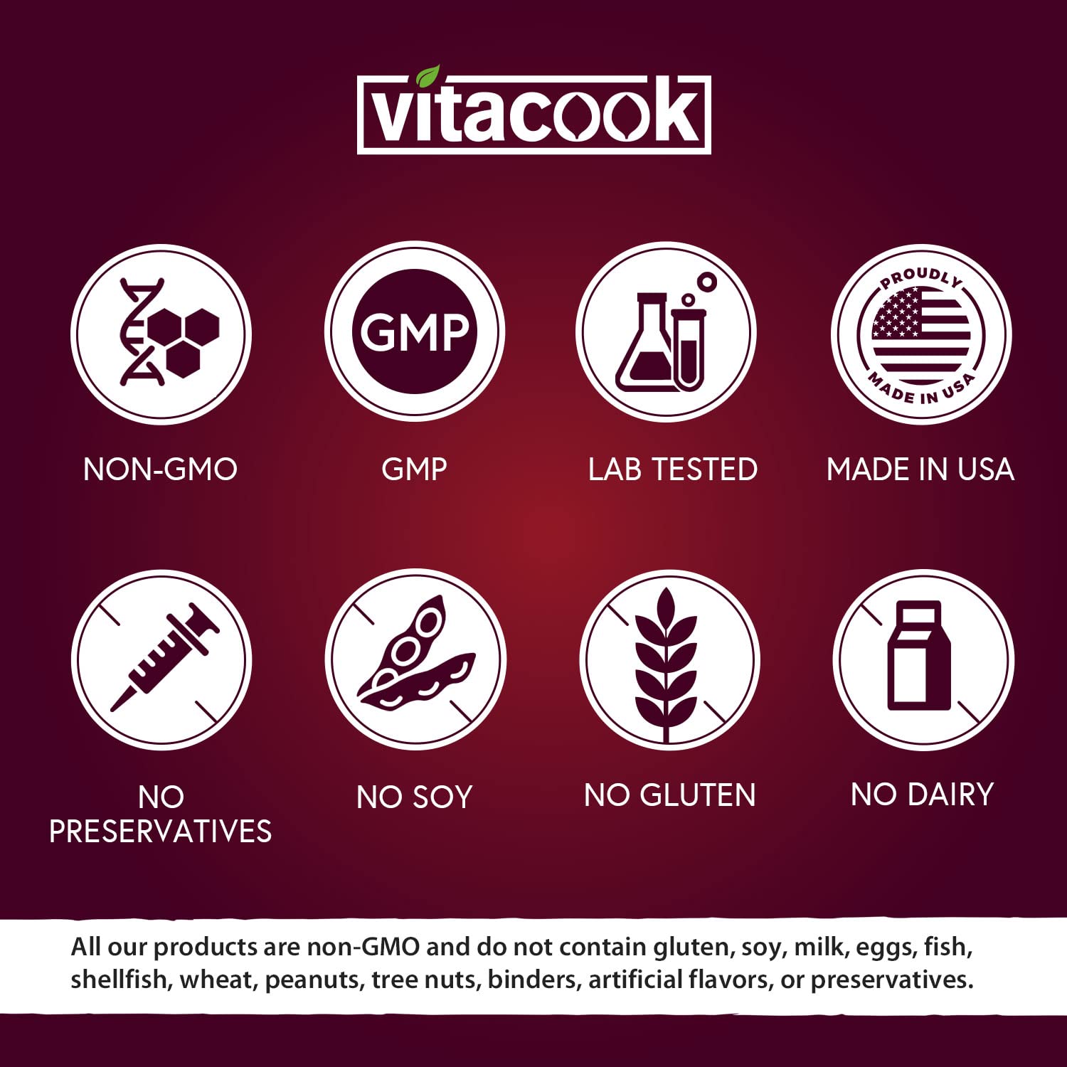 Foto 7 pulgar | Suplemento De Hierro Vitacook Vitacook De Alta Potencia 65 Mg 60 Tabletas - Venta Internacional.