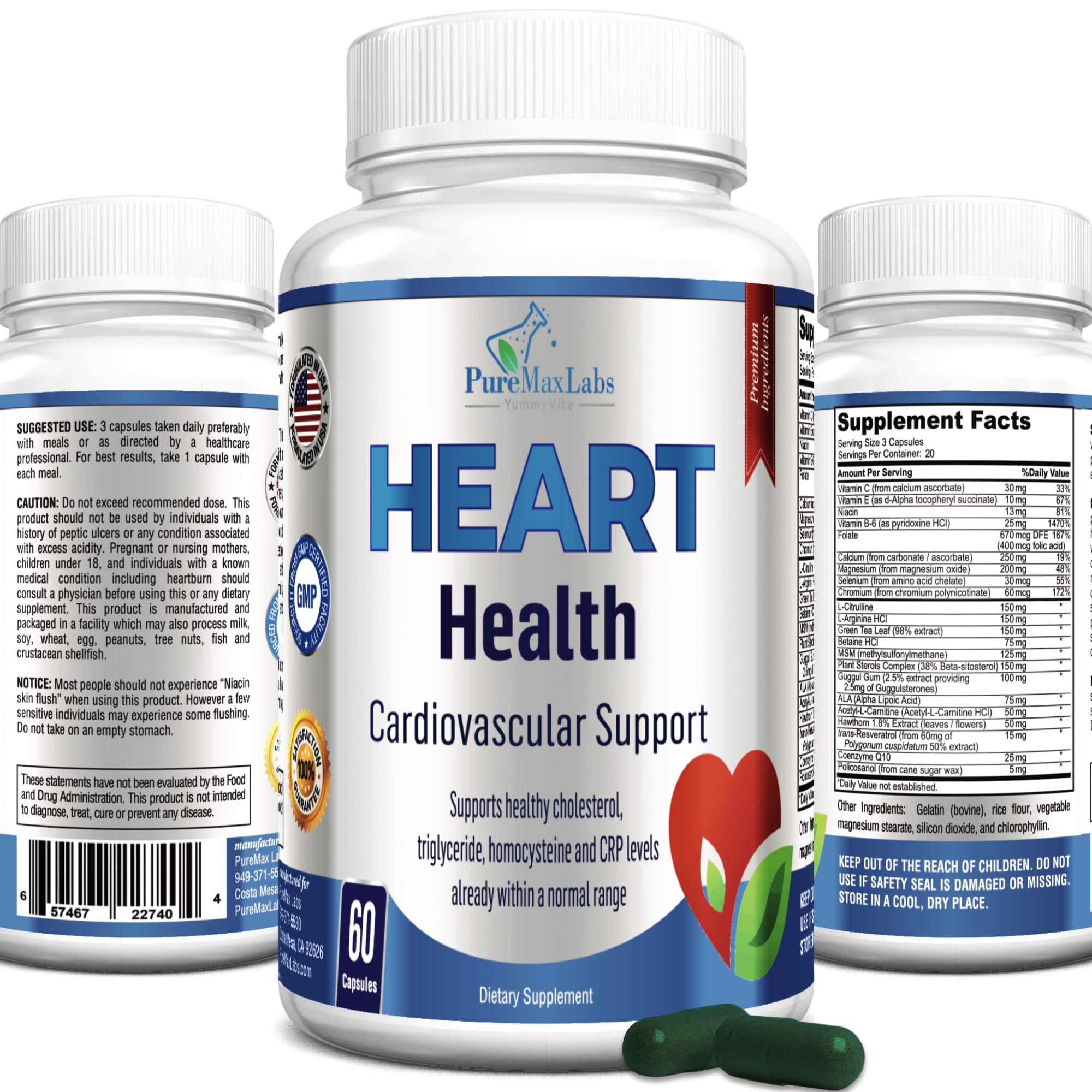 Foto 1 | Suplemento Yummyvite Heart Health 60 Cápsulas - Venta Internacional.