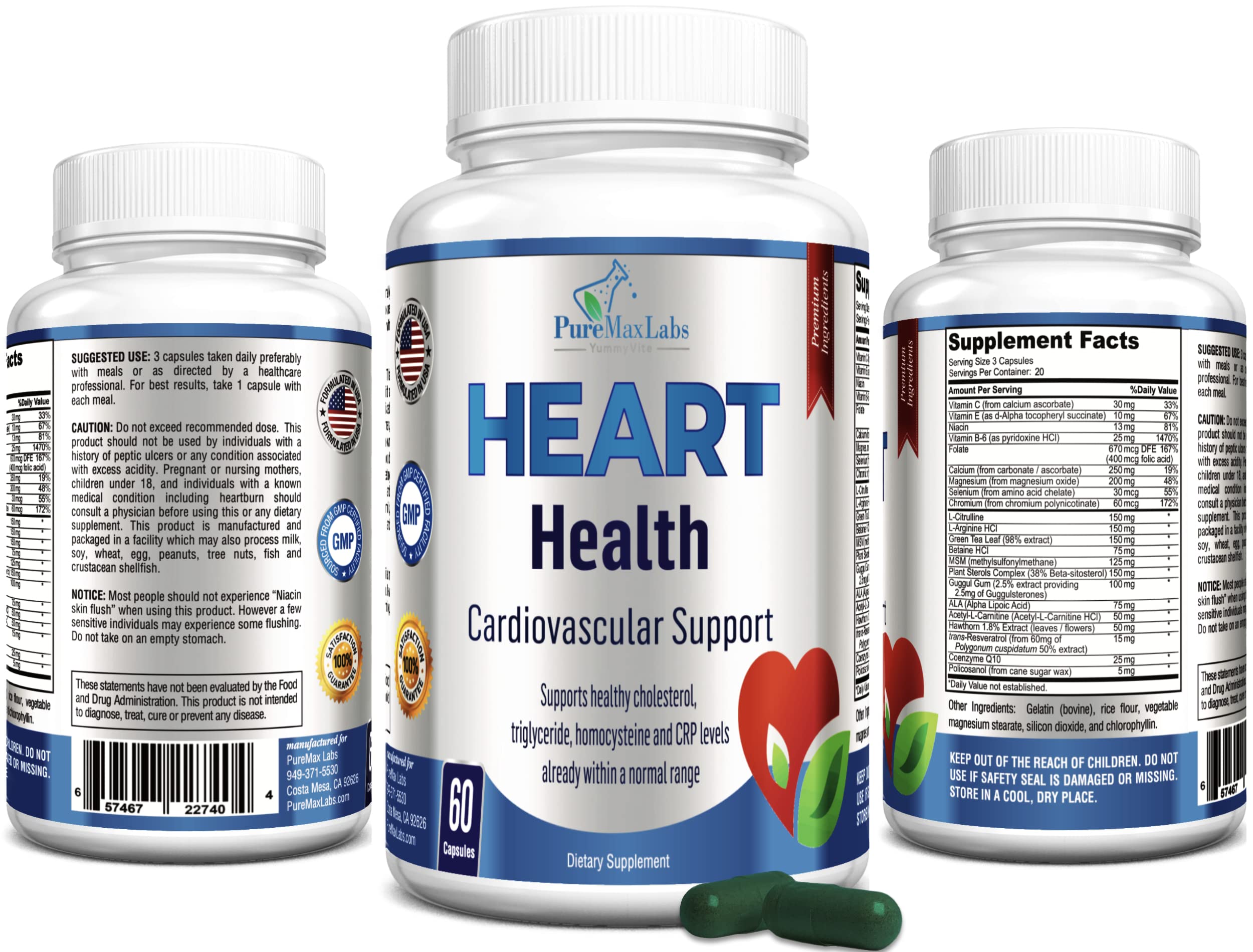 Foto 3 | Suplemento Yummyvite Heart Health 60 Cápsulas - Venta Internacional.