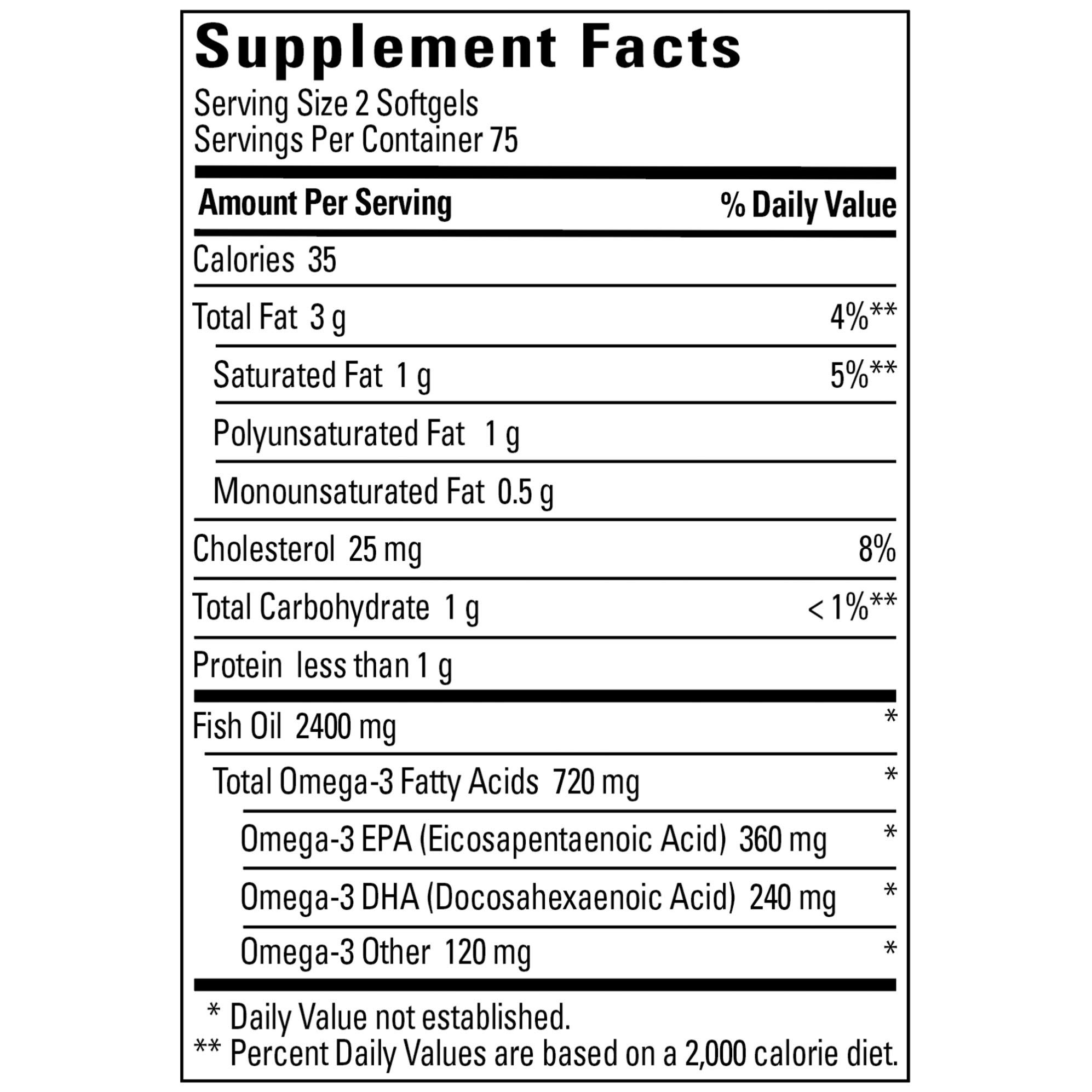 Foto 6 pulgar | Suplemento De Aceite De Pescado Nature Made 1200 Mg 150 Cápsulas Blandas - Venta Internacional.