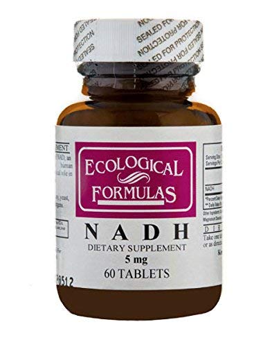 Foto 2 pulgar | Suplemento Ecological Formulas Nadh 5 Mg 60 Comprimidos - Venta Internacional.