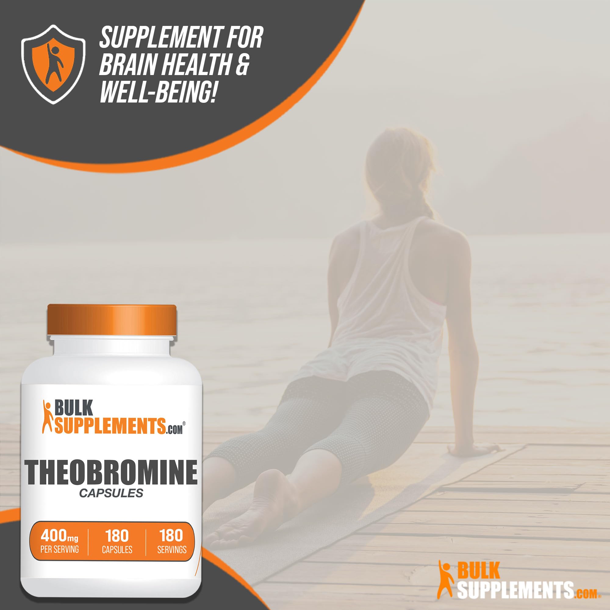 Foto 6 pulgar | Suplemento Bulksupplements.com Teobromina 400 Mg 180 Cápsulas - Venta Internacional.