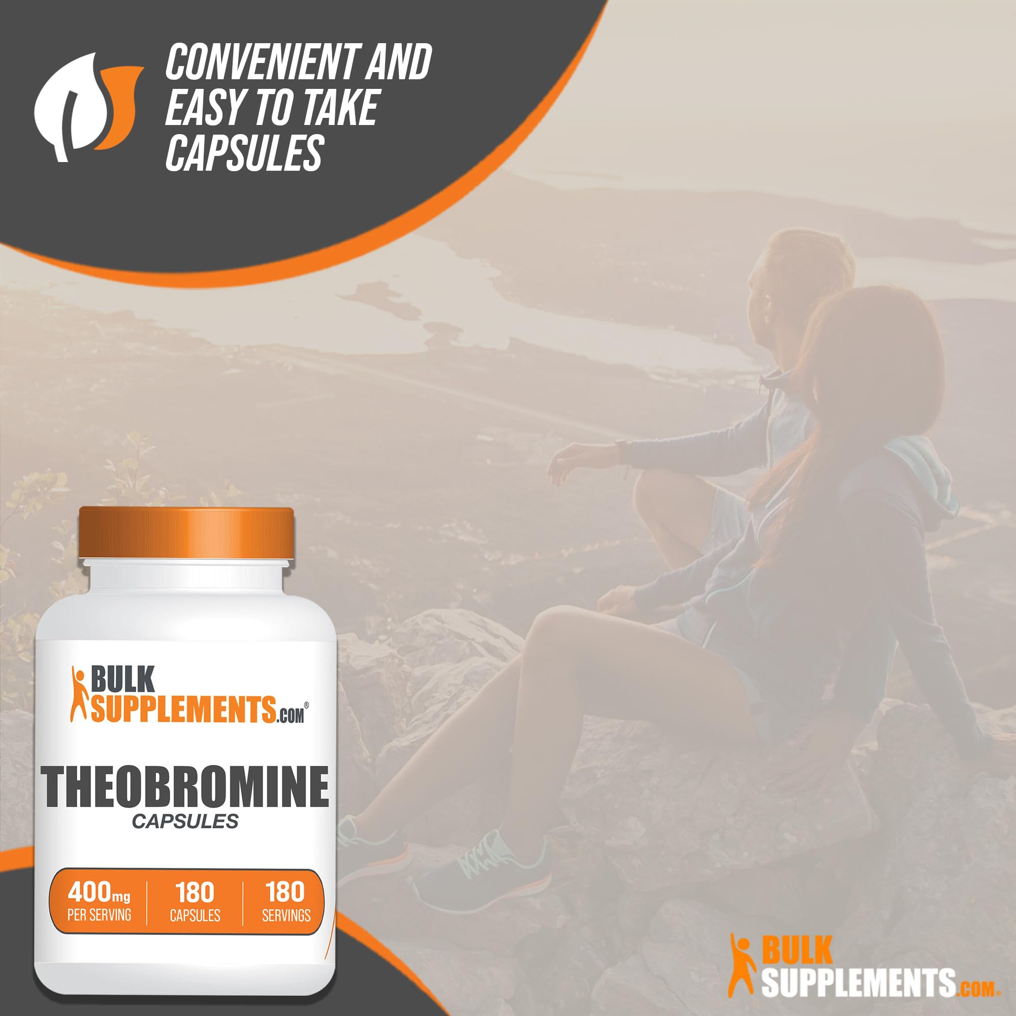 Foto 7 pulgar | Suplemento Bulksupplements.com Teobromina 400 Mg 180 Cápsulas - Venta Internacional.