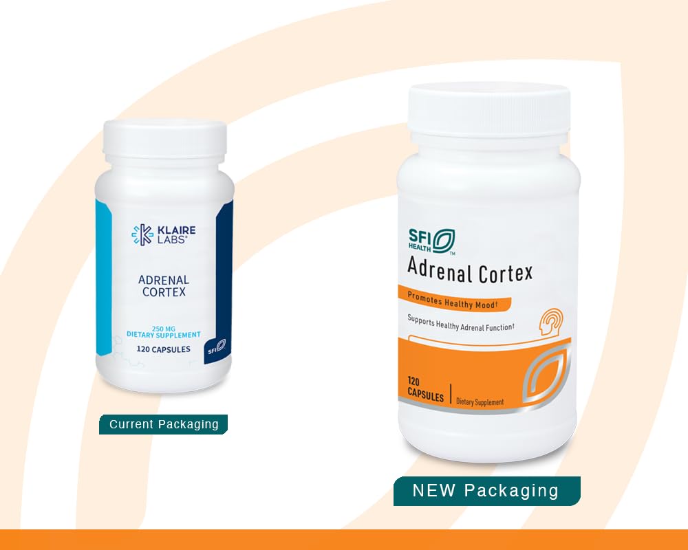 Foto 3 pulgar | Suplementos Klaire Labs Adrenal Cortex 250 Mg Para Suprarrenal Sup - Venta Internacional.