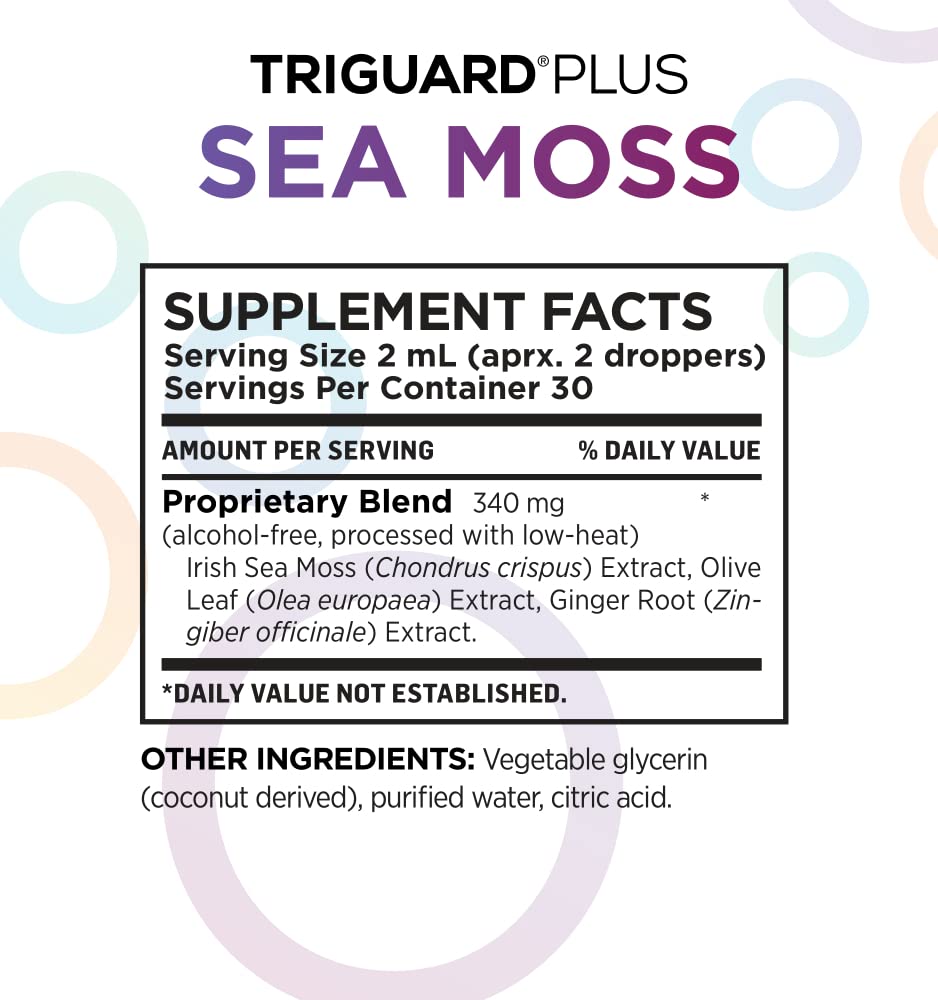 Foto 6 pulgar | Suplemento Oxygen Nutrition Triguard Plus Sea Moss 60 Ml - Venta Internacional.