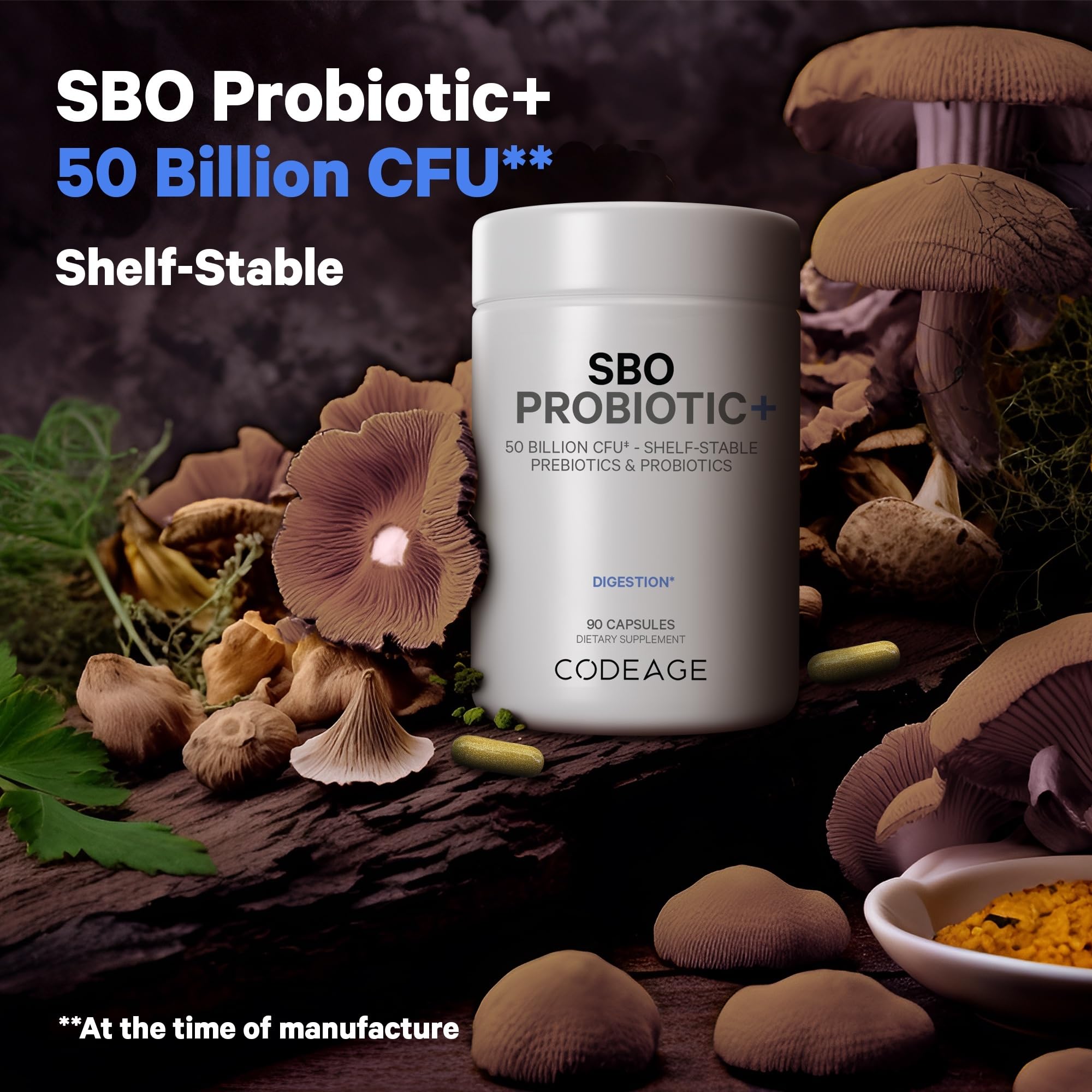Foto 5 pulgar | Suplemento Codeage Sbo Probiotics, 50 Mil Millones De Ufc, 90 Cápsulas - Venta Internacional.
