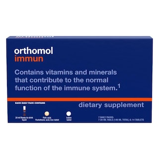 Foto 1 | Suplemento Orthomol Immun Vial, Suministro De 7 Días Con Vitaminas Y Zinc - Venta Internacional.