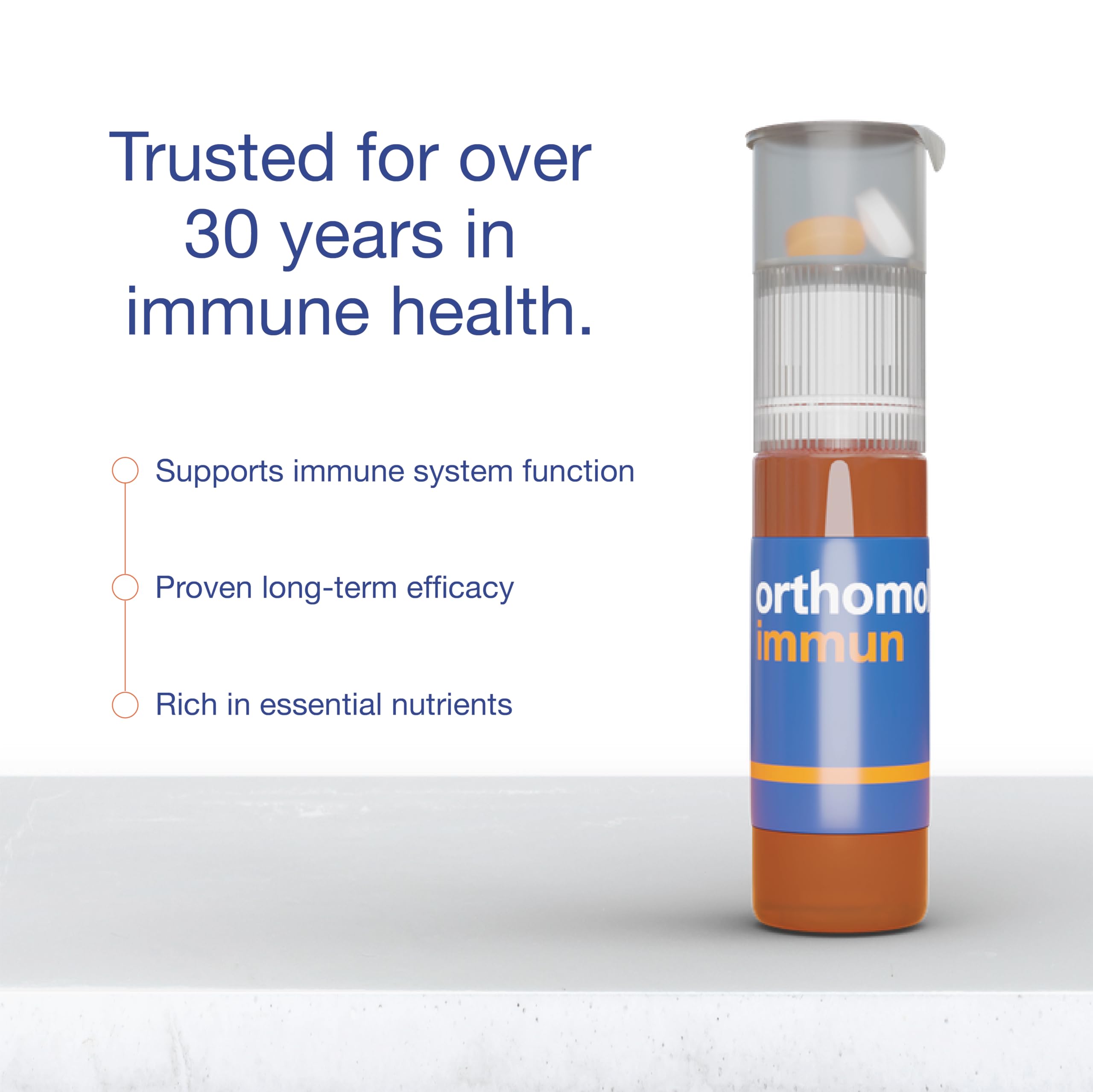 Foto 3 pulgar | Suplemento Orthomol Immun Vial, Suministro De 7 Días Con Vitaminas Y Zinc - Venta Internacional.